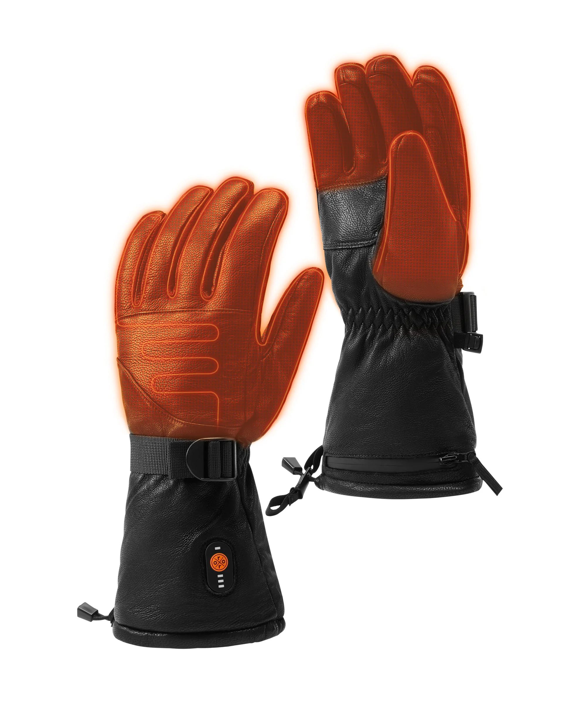 (Open-box) Boise Unisex Heated Full Leather Gloves