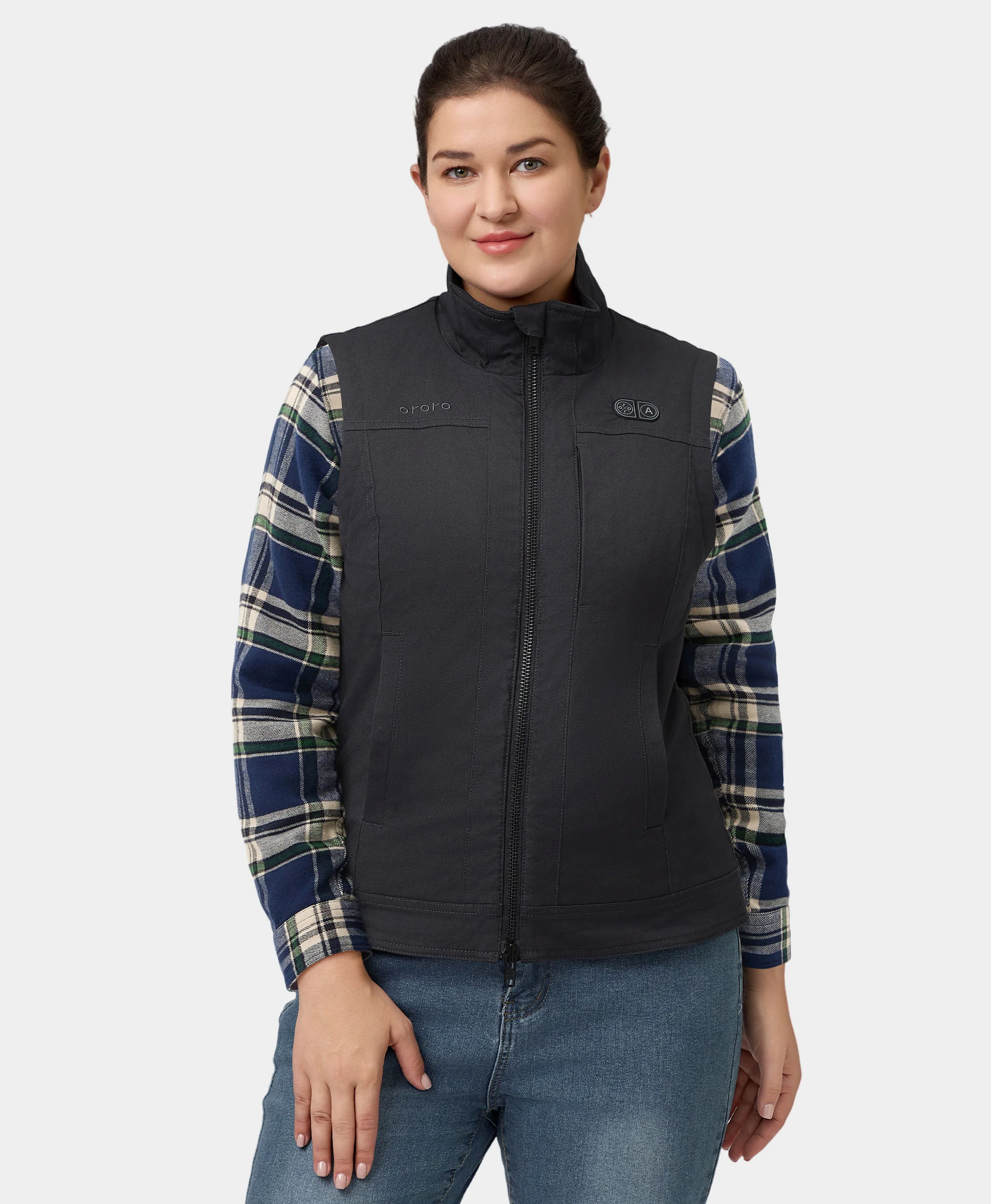 (Open-box) Cheyenne Women's 5-Zone Dual-Control Heated Canvas Vest (Battery Set Not Included) - Image 6