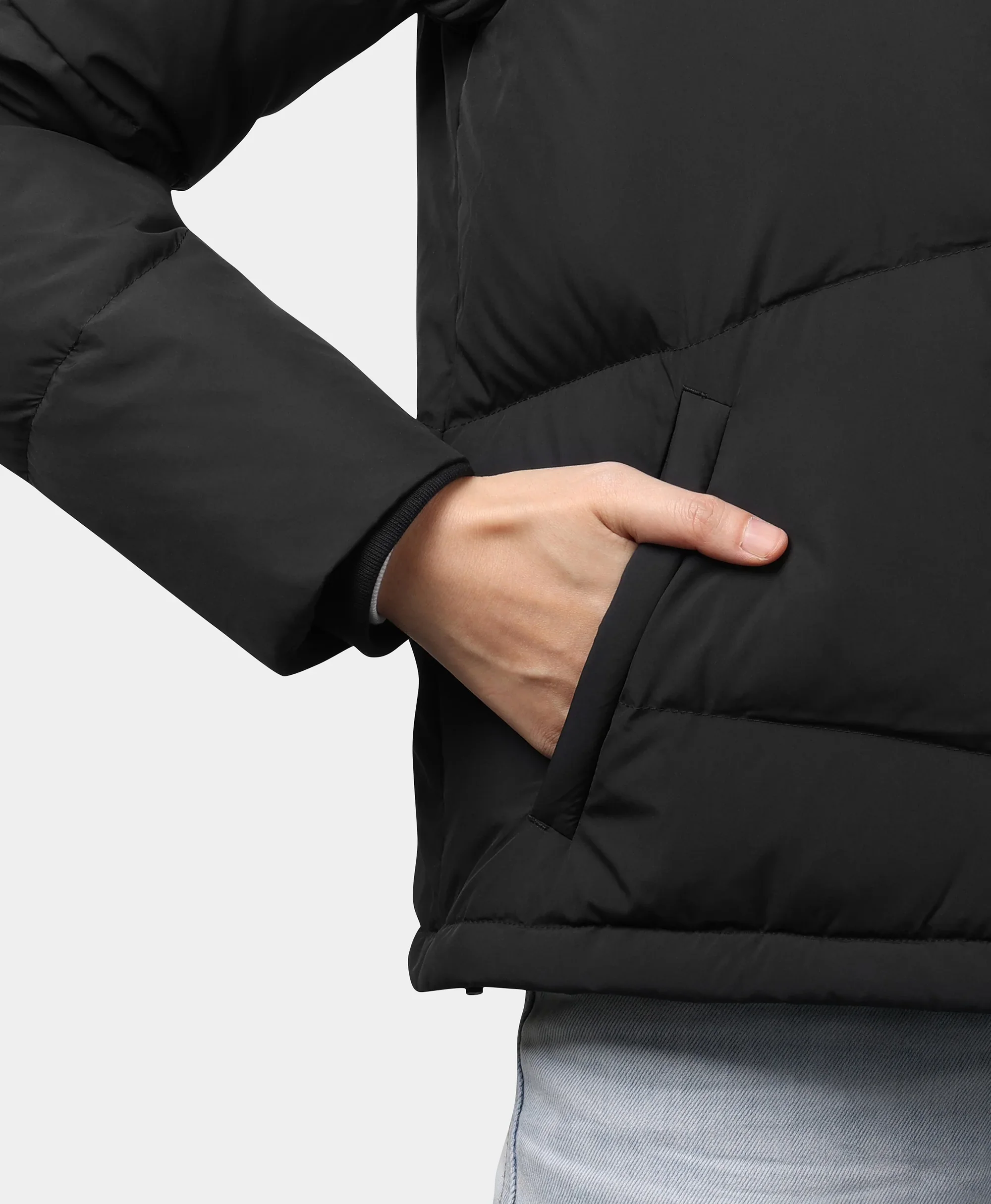 Cloudpop Women's 4-Zone Heated Puffer Down Hooded Jacket - Image 12