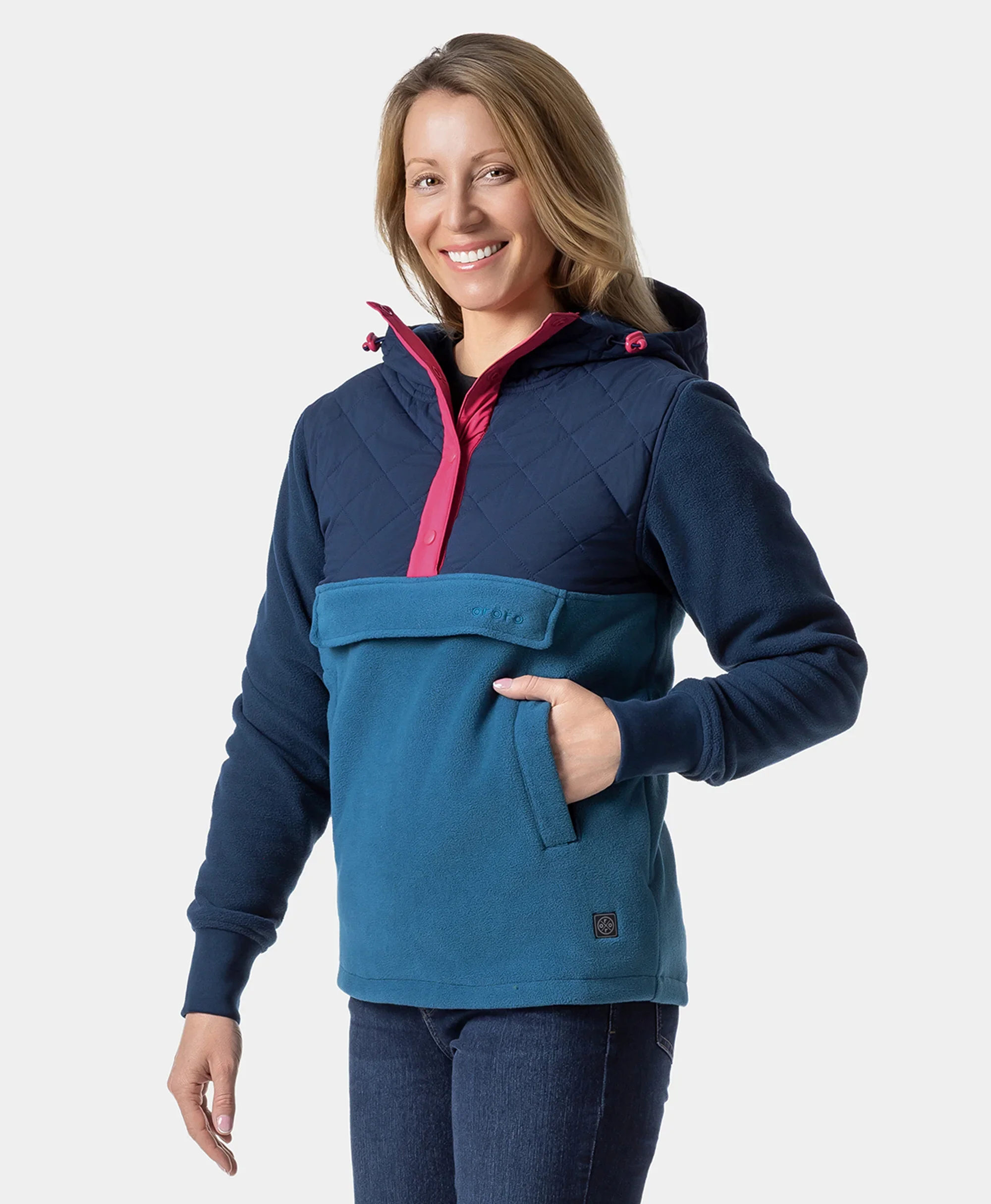 (Open-box) Daybreak Women's Colorblock Heated Anorak (Battery Set Not Included) - Image 12