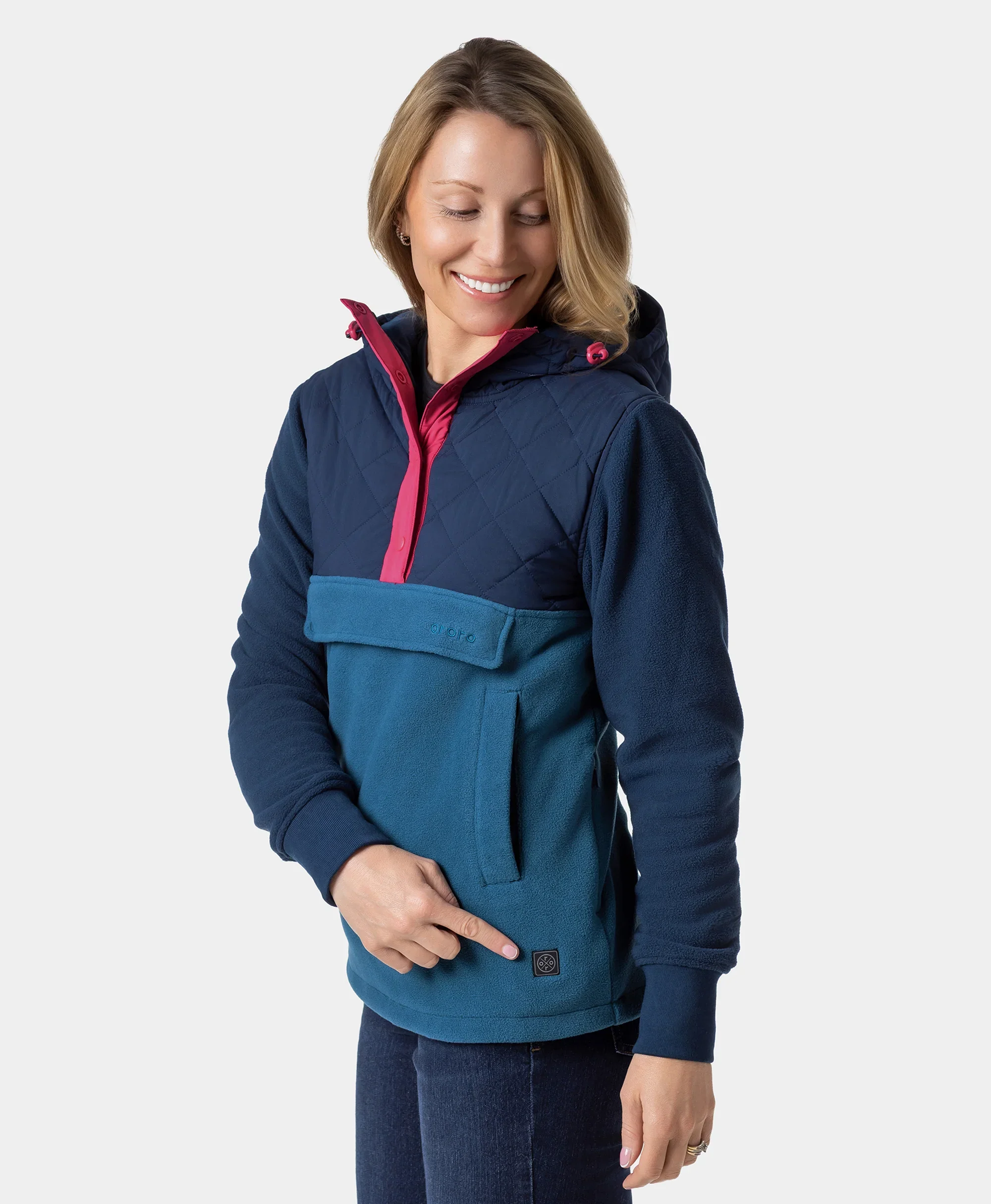 (Open-box) Daybreak Women's Colorblock Heated Anorak (Battery Set Not Included) - Image 13