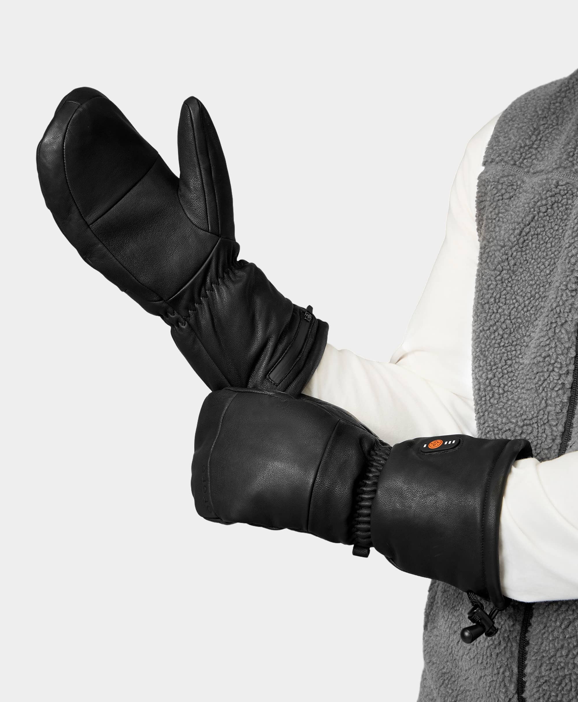 (Open-Box) Duluth Unisex Heated Leather Chopper Mittens - Image 15