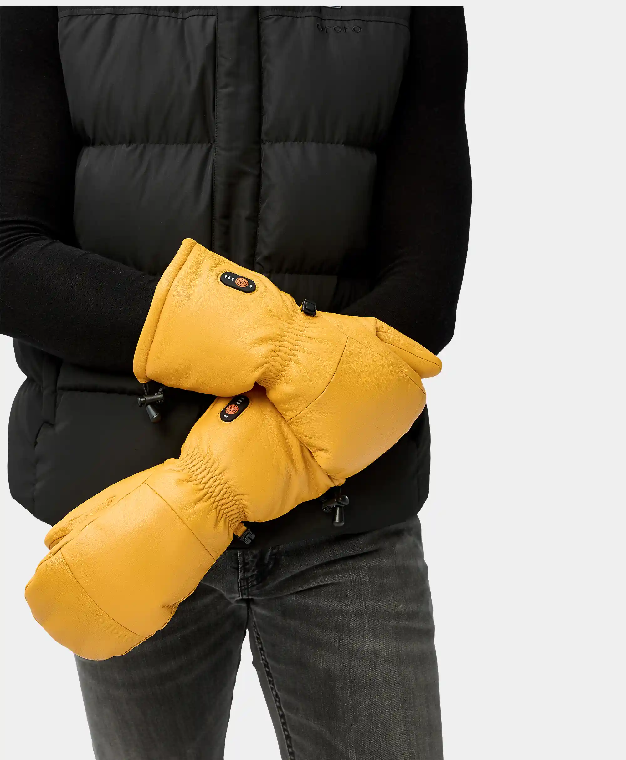 (Open-Box) Duluth Unisex Heated Leather Chopper Mittens - Image 5