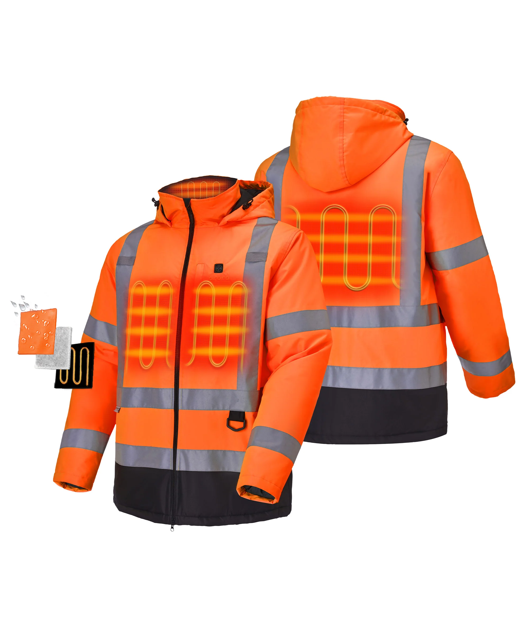 Flagstaff Men's Heated High-Visibility Jacket - Image 12