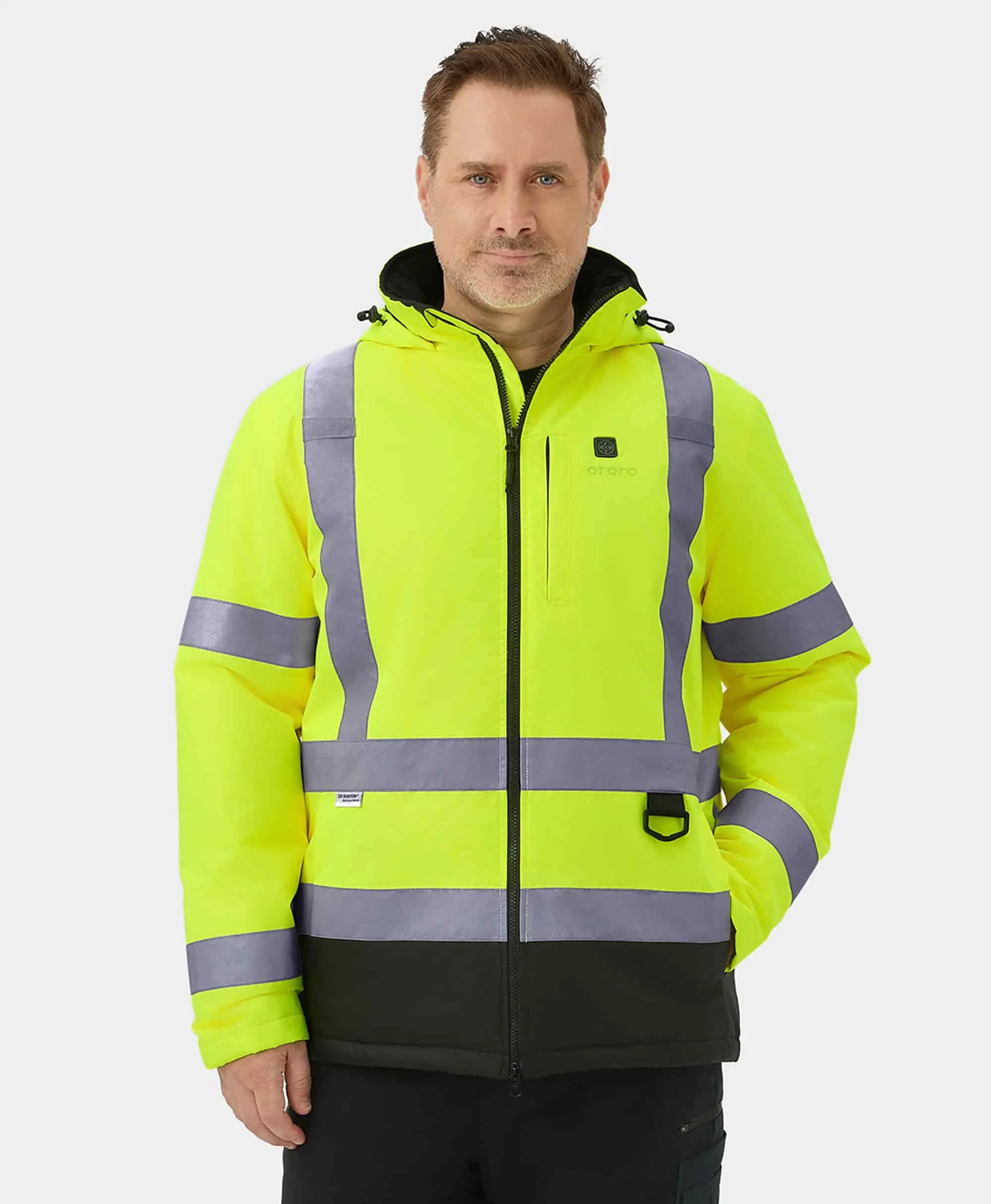 (Open-box) Flagstaff Men's Heated High-Visibility Jacket (Battery Set Not Included) - Image 2