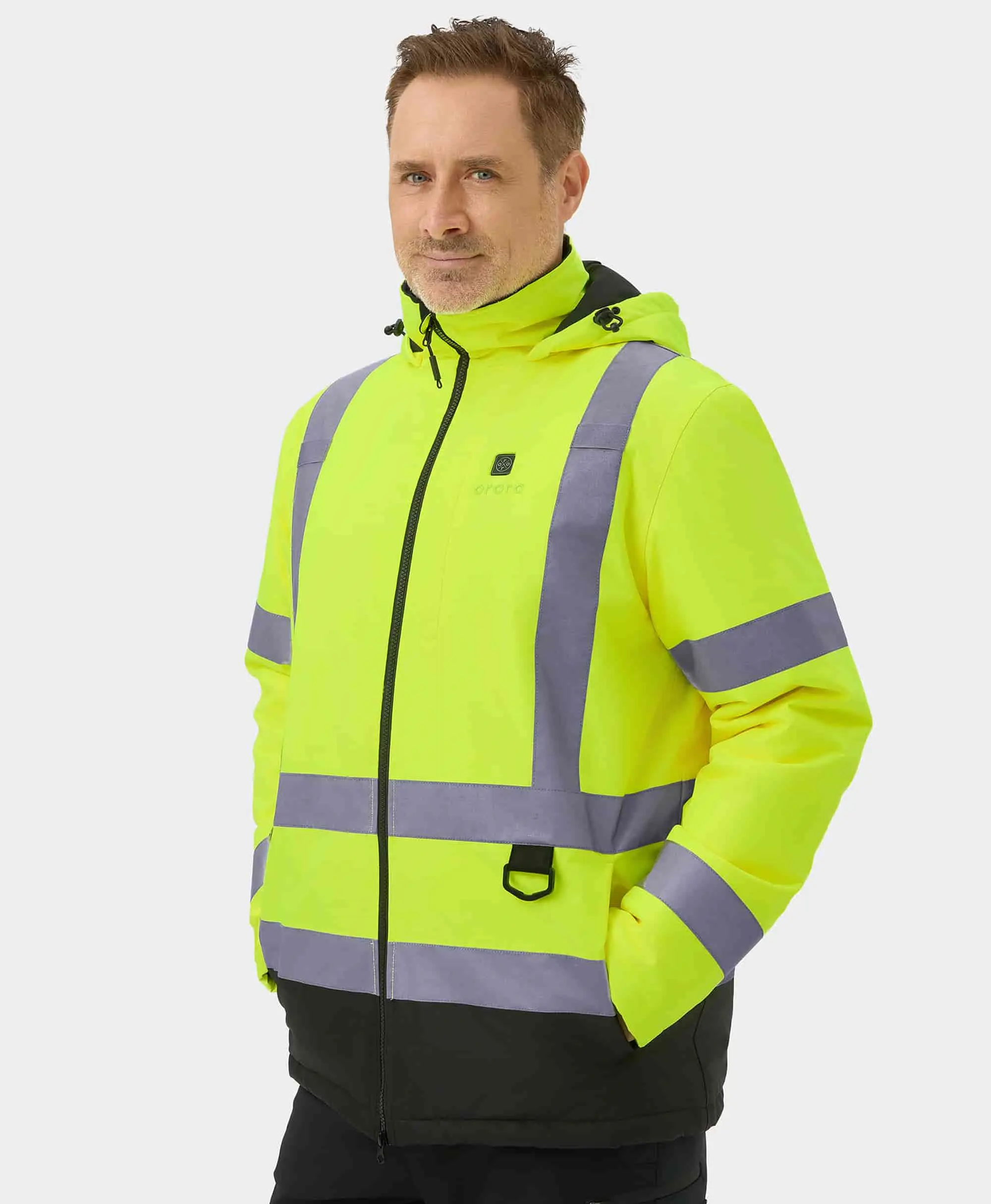 (Open-box) Flagstaff Men's Heated High-Visibility Jacket (Battery Set Not Included) - Image 3