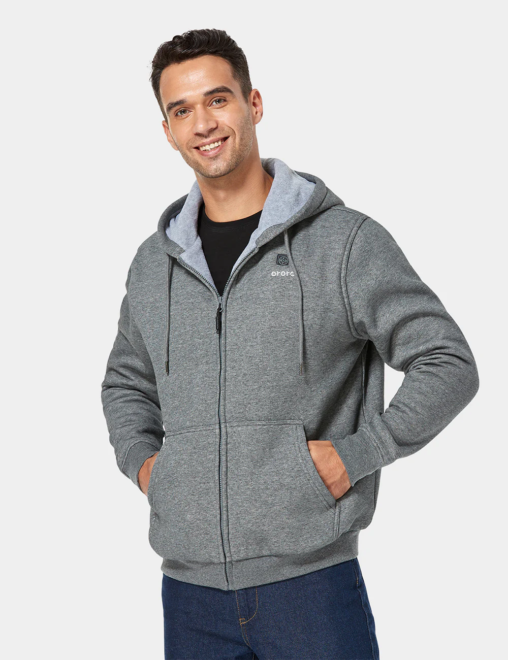 (Open-Box) Unisex Heated Fleece Hoodie (Battery Set Not Included) - Image 6