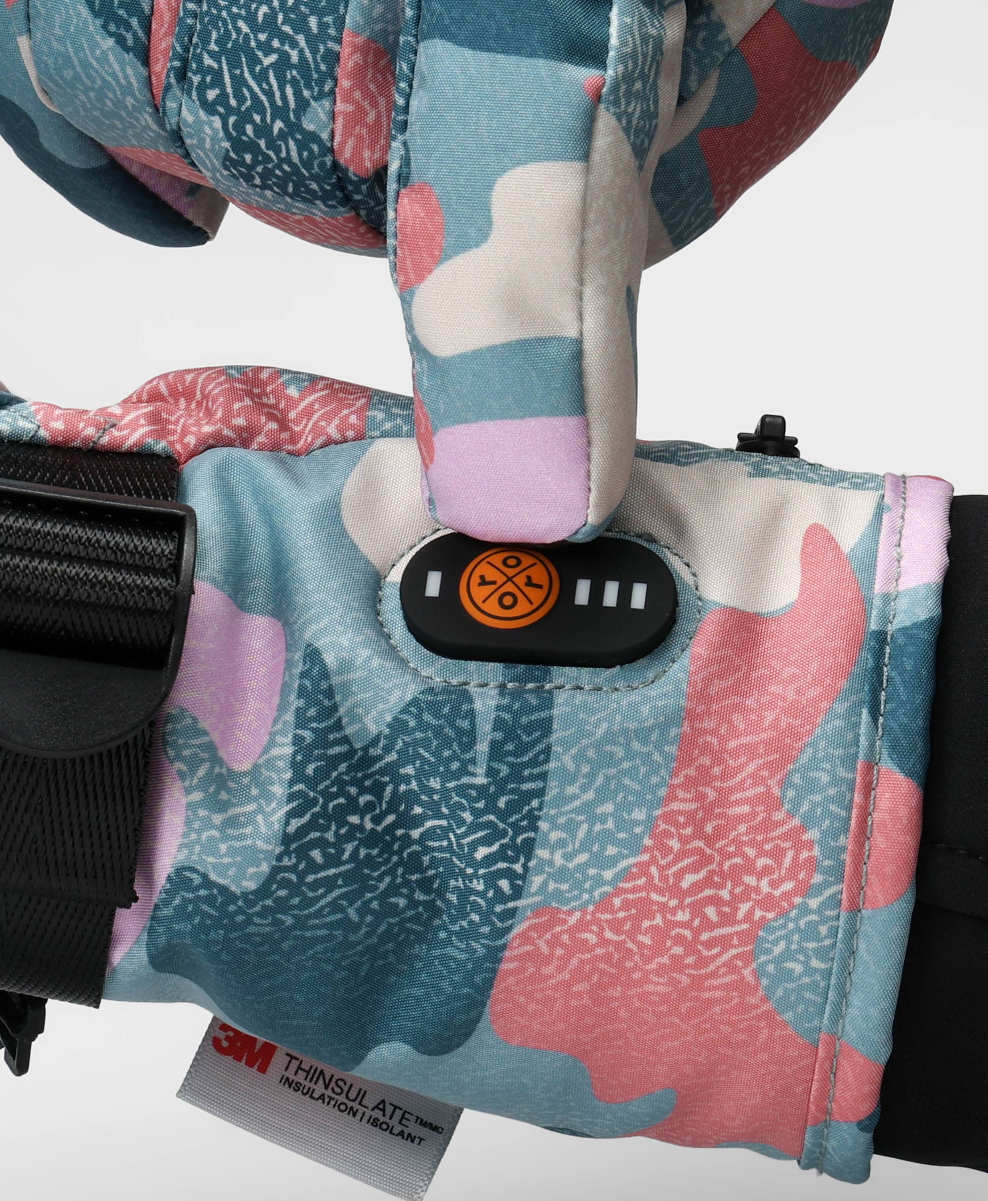 (Open-box) Kyoto Women's Colorprint Heated Lightweight Gloves - Image 3