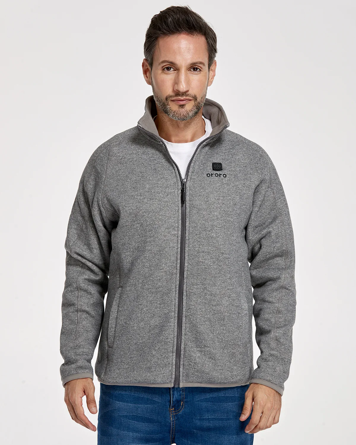(Open-box) Men's Heated Full-Zip Fleece Jacket (Battery Set Not Included) - Image 2