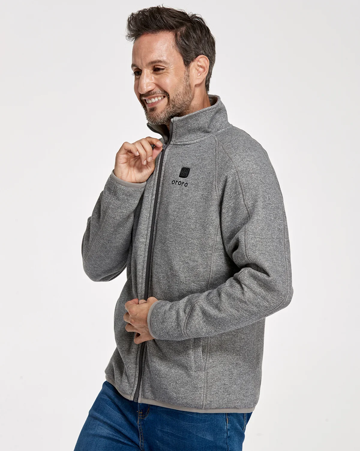 (Open-box) Men's Heated Full-Zip Fleece Jacket (Battery Set Not Included) - Image 3