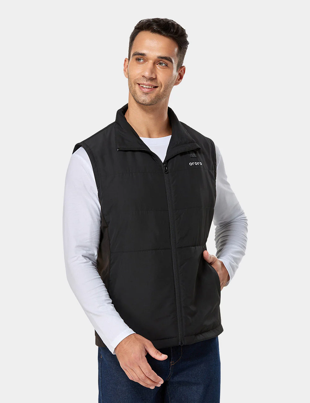(Open-box) Men's Heated Golf Jacket with Zip-off Sleeves (Battery Set Not Included) - Image 7