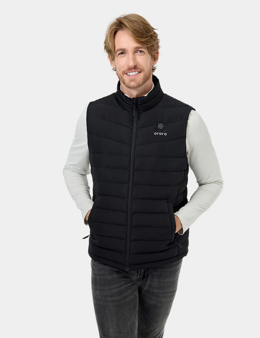 (Open-box) Men's Heated Lightweight Down Vest (Battery Set Not Included) - Image 4