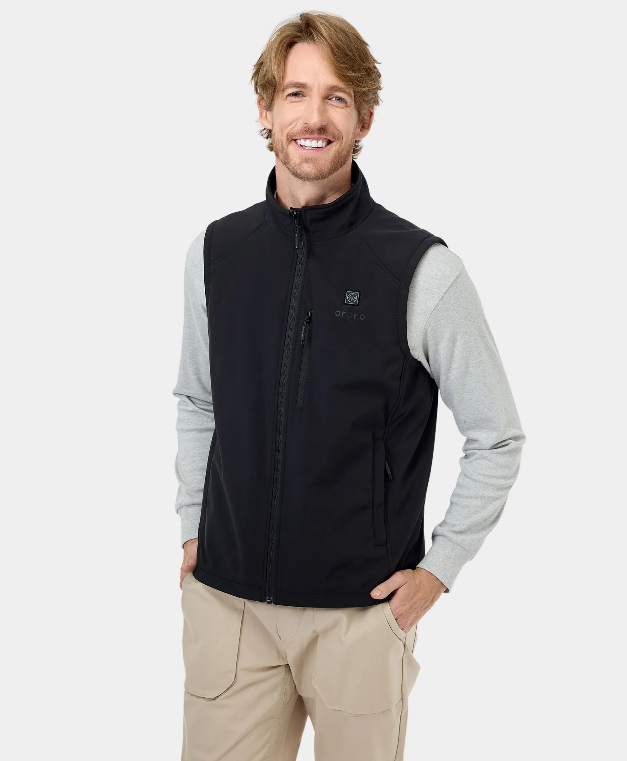 Men's Heated Softshell Vest - Lower Back Heating (Apparel Only) - Image 14