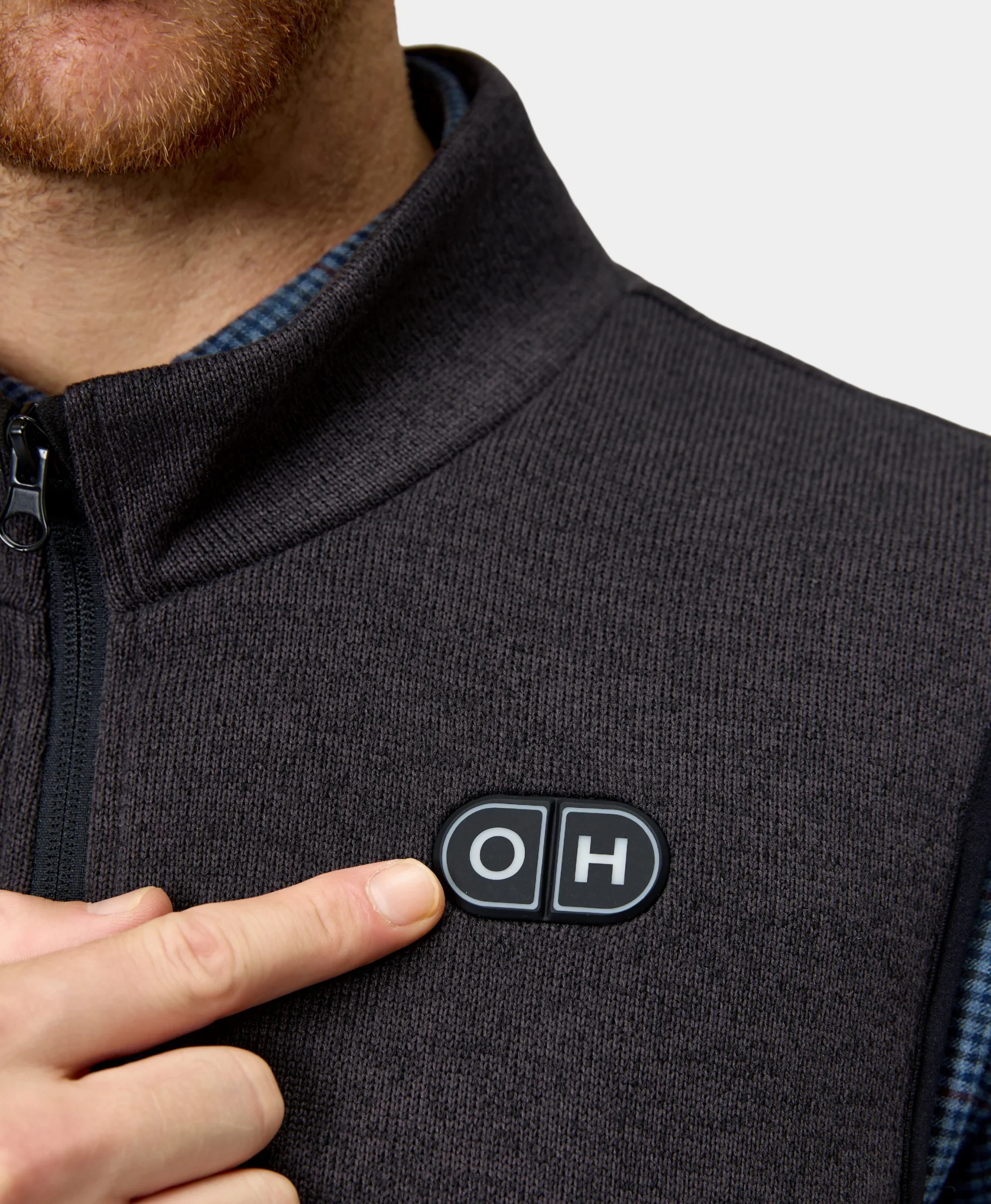 ororo x OpenHeat OH-1 Men’s Heated Recycled Fleece Vest (w/ Type-C Power Port) - Image 6