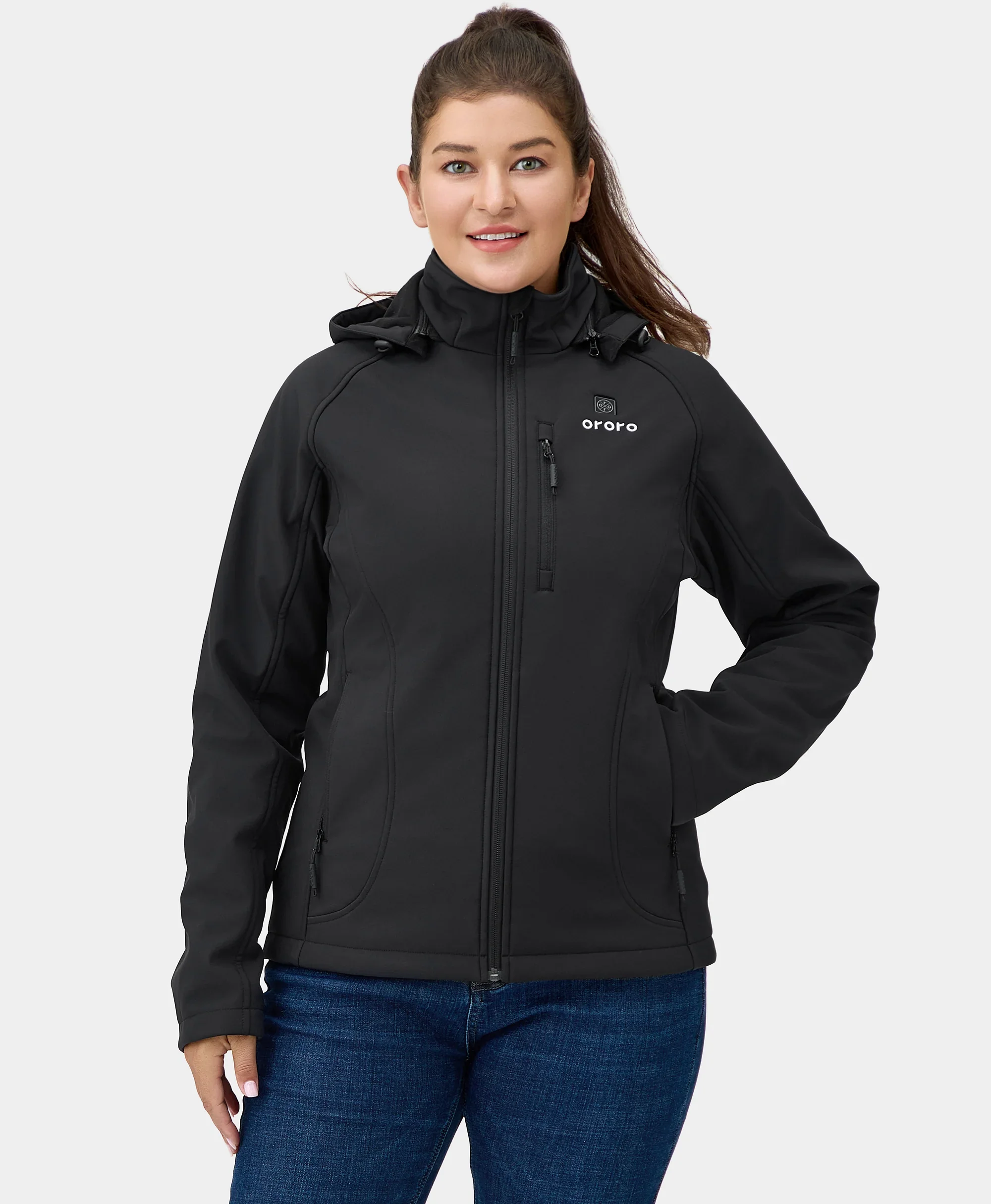 (Open-box) Paragon Women's Heated Jacket - Black (Battery Set Not Included) - Image 2