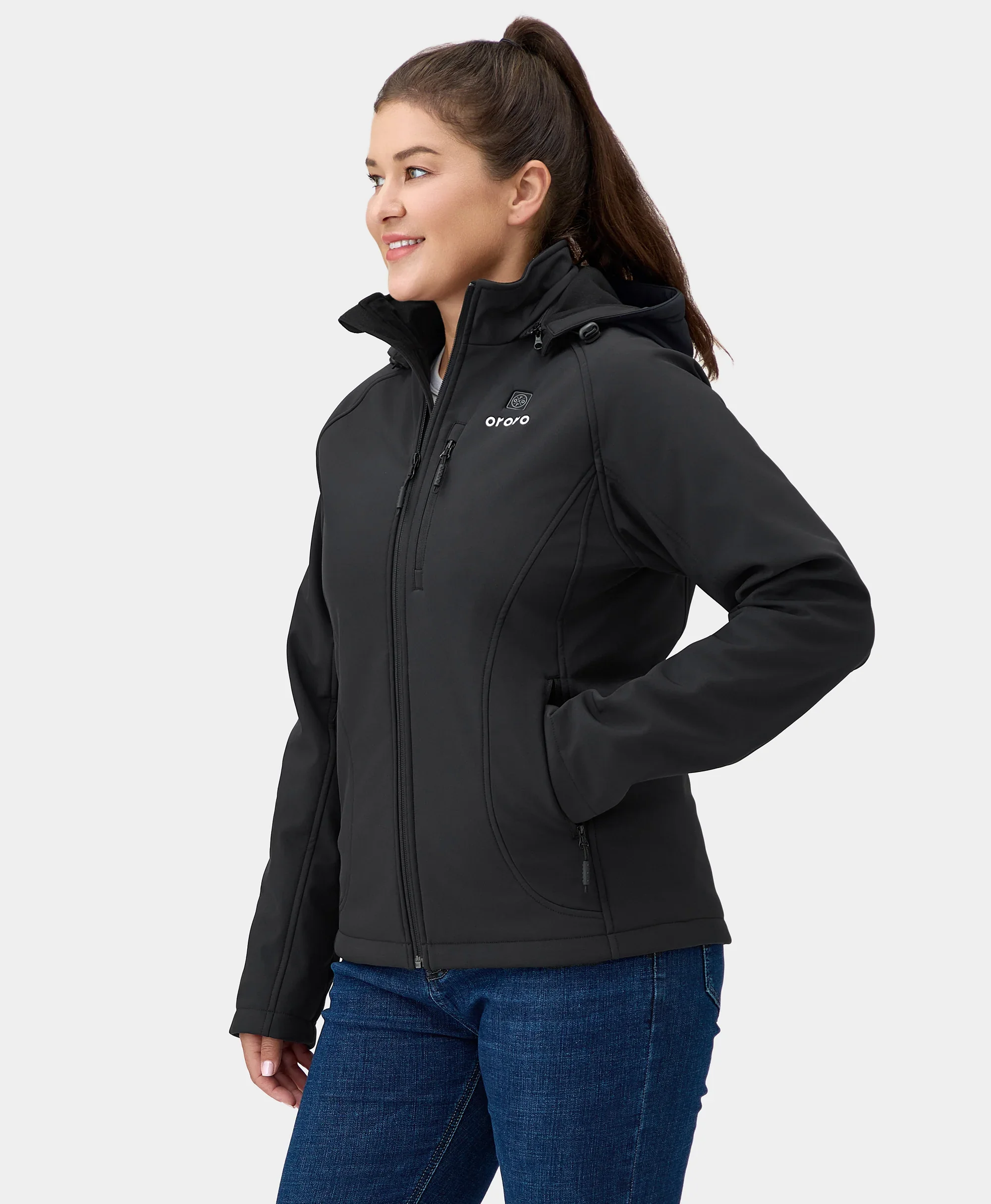 (Open-box) Paragon Women's Heated Jacket - Black (Battery Set Not Included) - Image 3