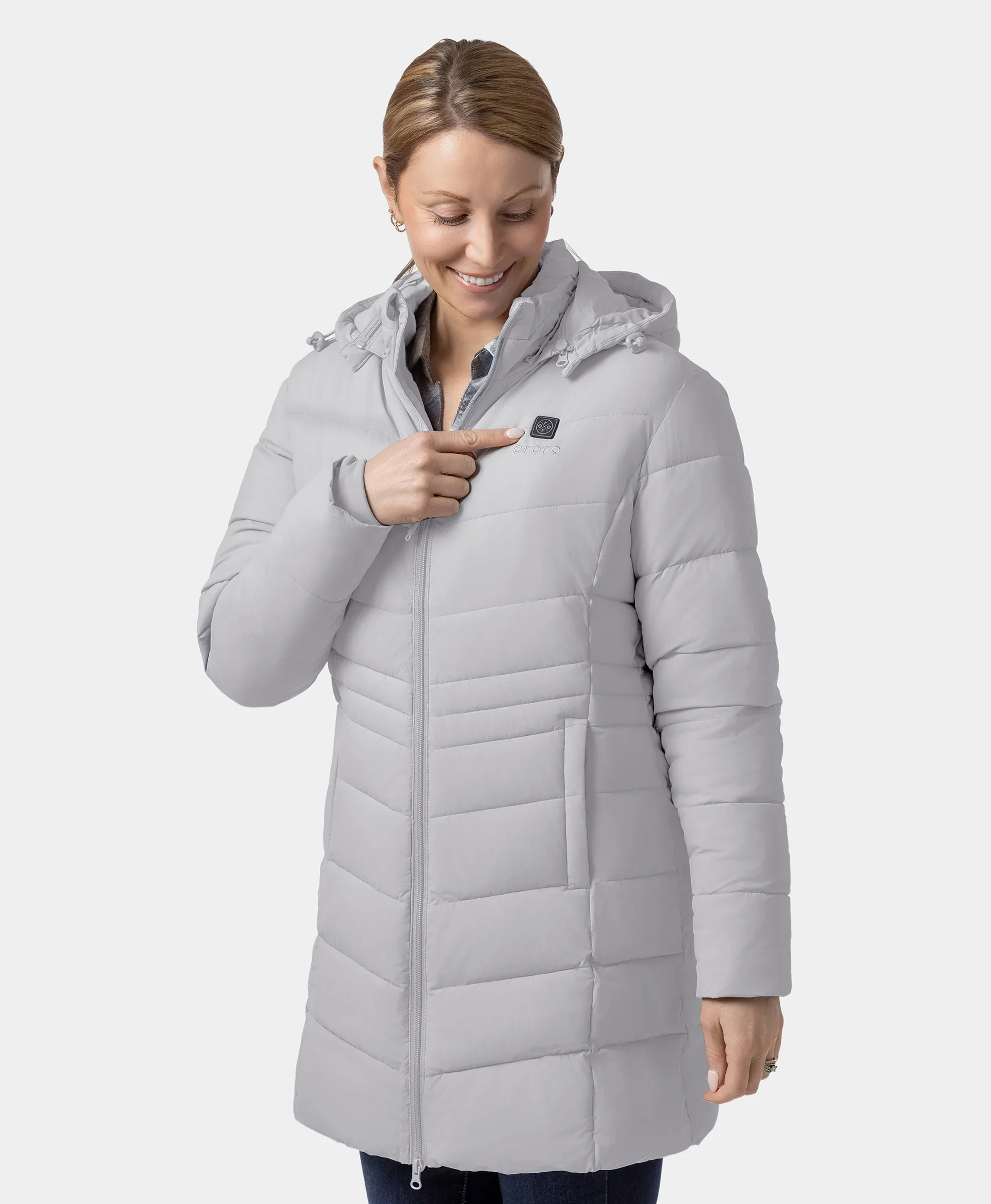 Parkside Women's 4-Zone Heated Puffer Parka Jacket (Apparel Only) - Image 17