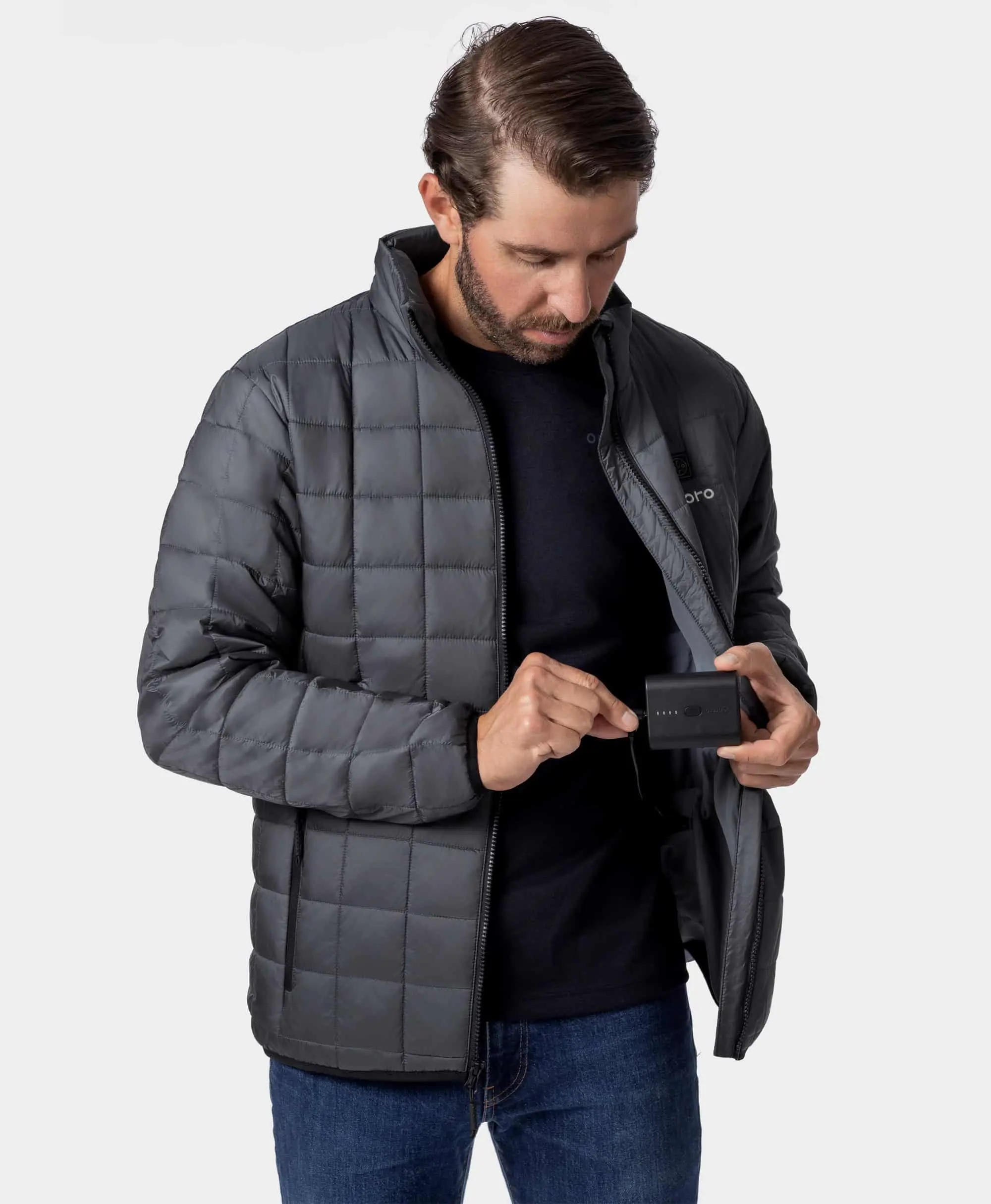 Prism Men's 4-Zone Heated Quilted Jacket - Image 11