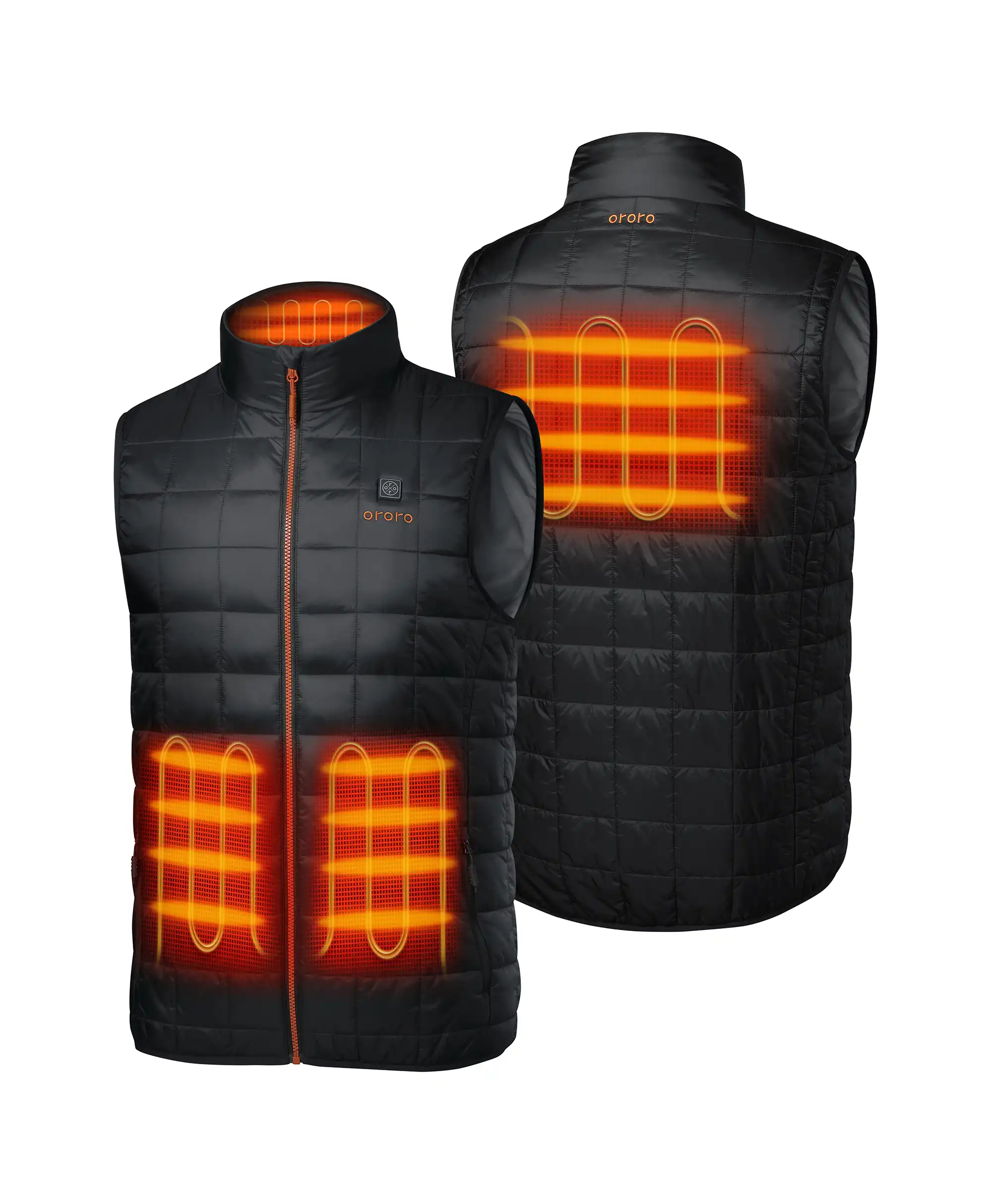 (Open-box) Prism Men's 4-Zone Heated Quilted Vest (Battery Set Not Included)