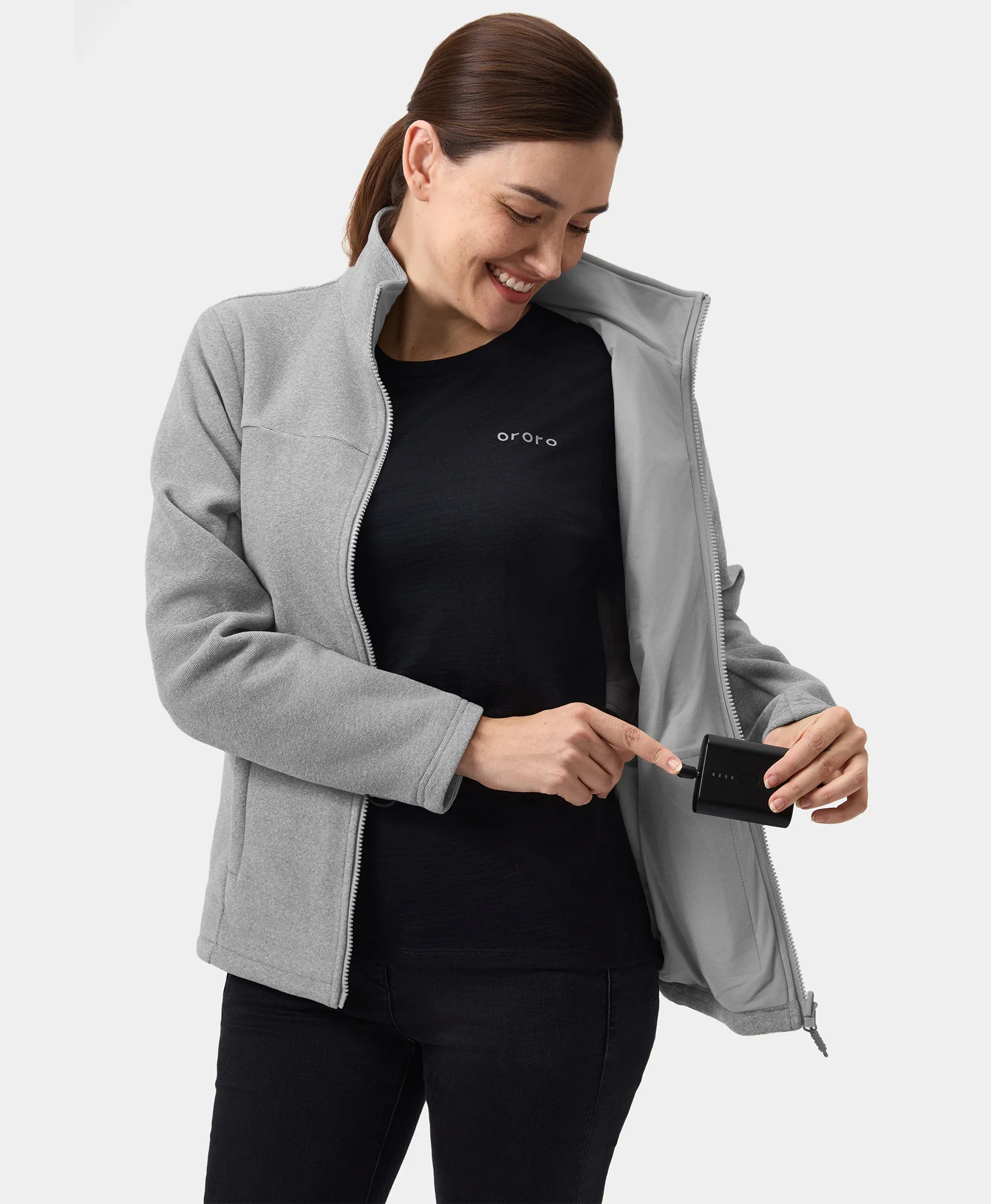 (Open-box) River Ridge Women's Heated Fleece Liner Jacket (Battery Set Not Included) - Image 40