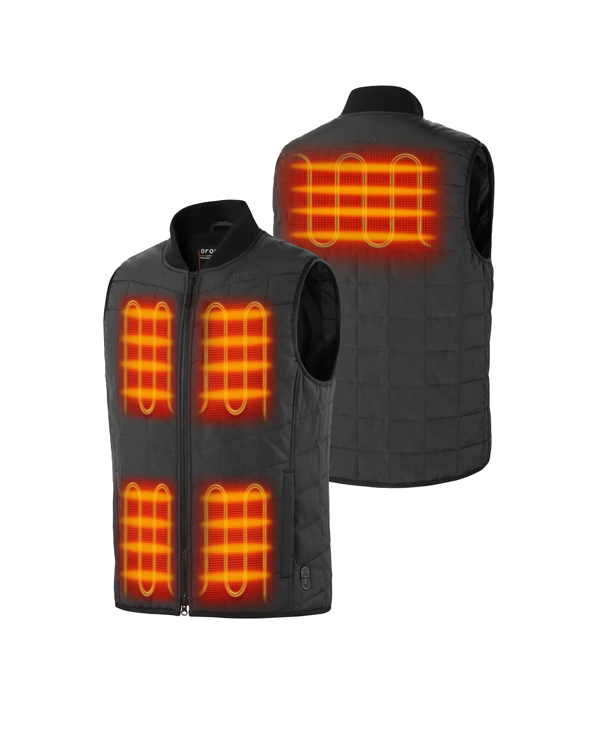 Scranton Men's 5-Zone Insulated Heated Bomber Vest - Image 16