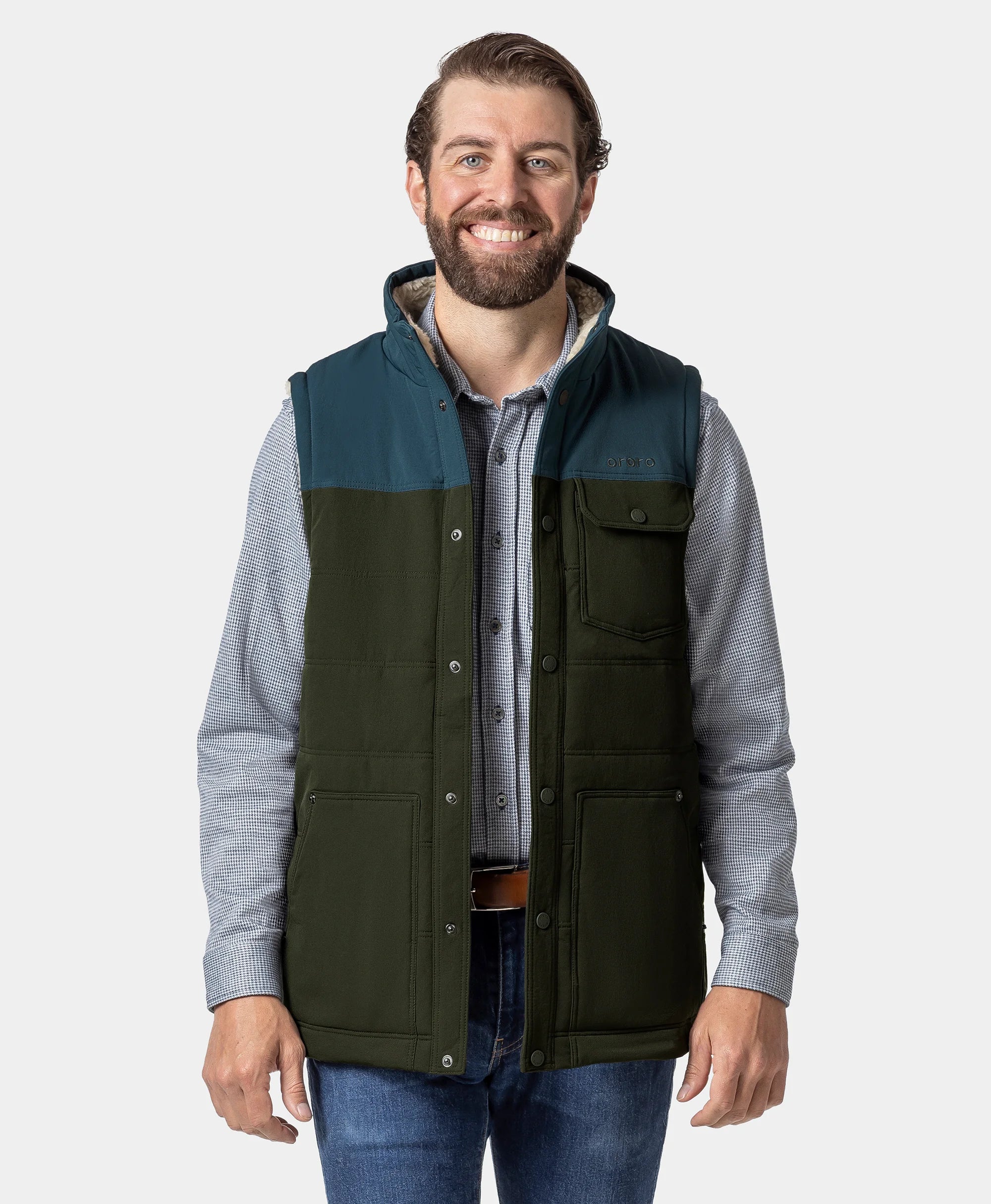 Sierra Men's Heated Sherpa Lined Vest (Final Sale) - Image 4