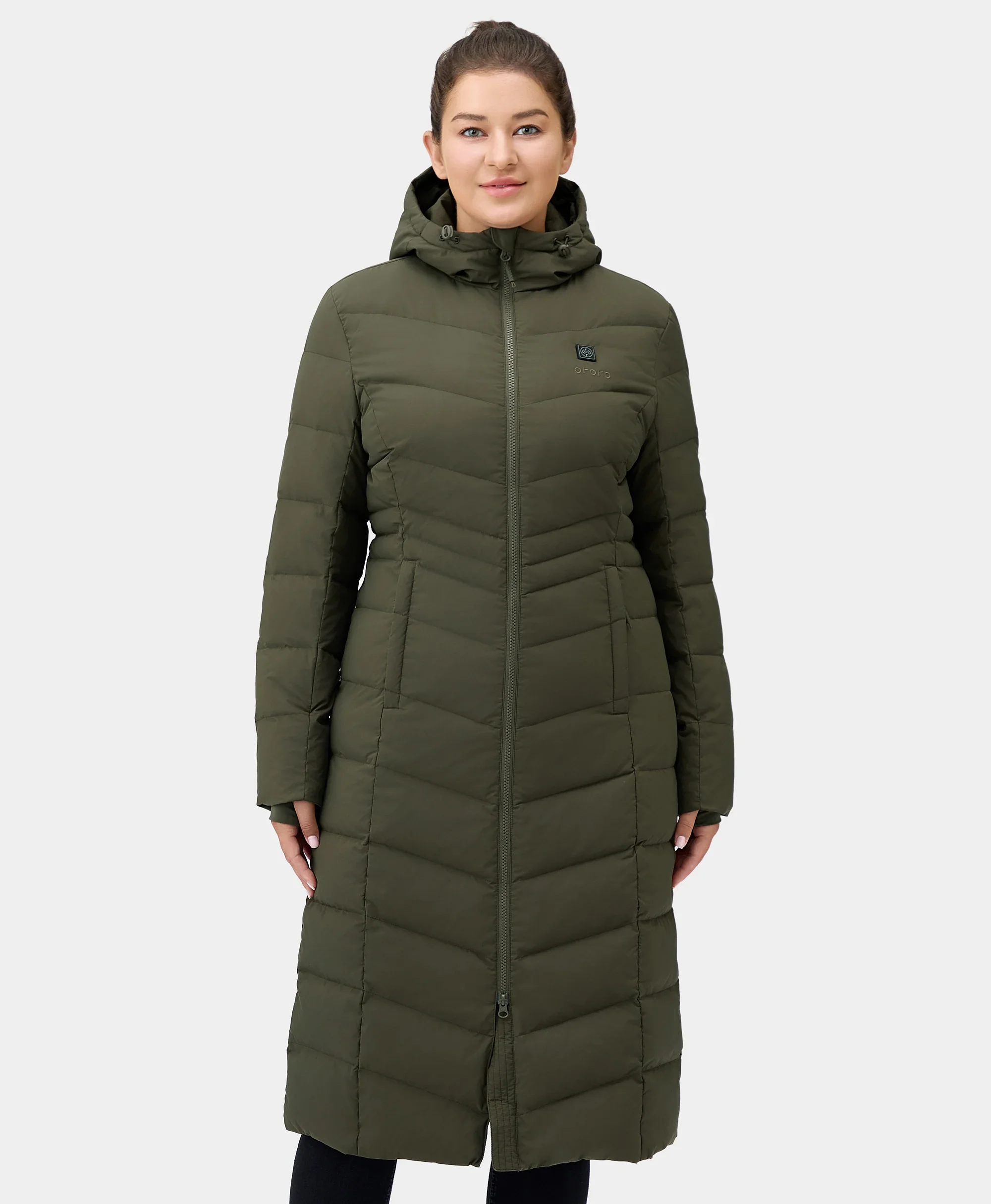SOHO Women's Heated Down Parka Jacket (Apparel Only) - Image 16