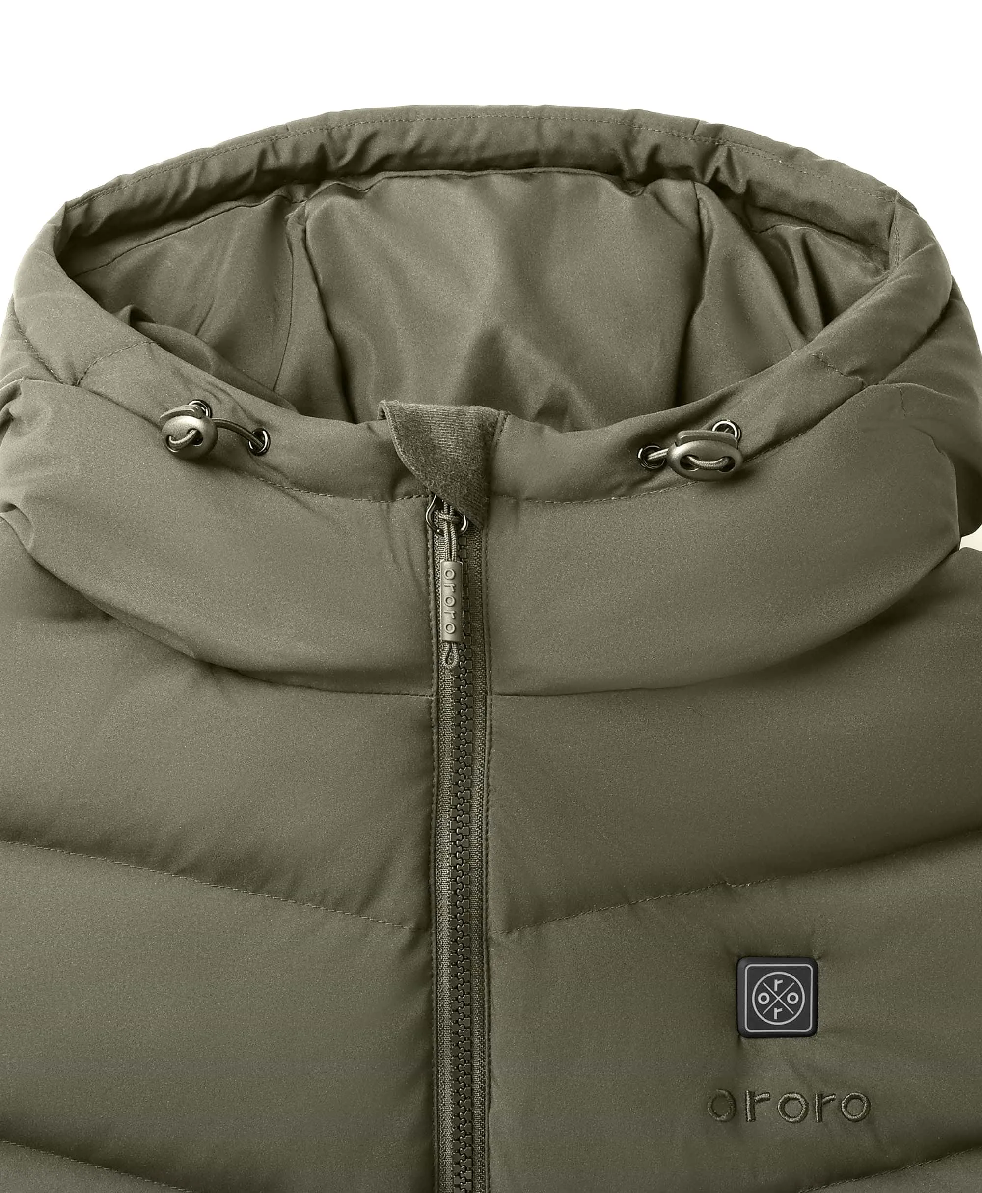 SOHO Women's Heated Down Parka Jacket - Image 8