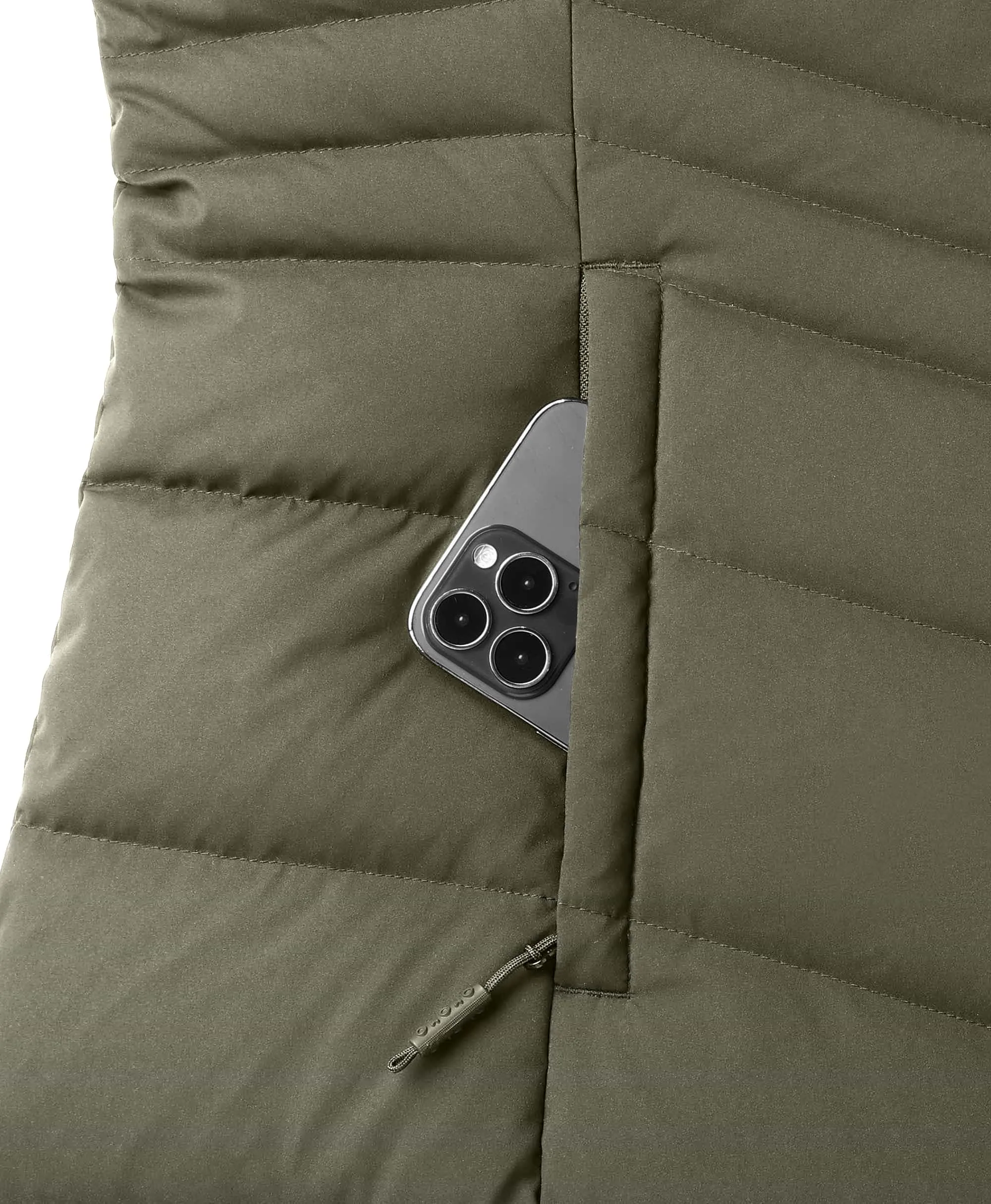 SOHO Women's Heated Down Parka Jacket - Image 9