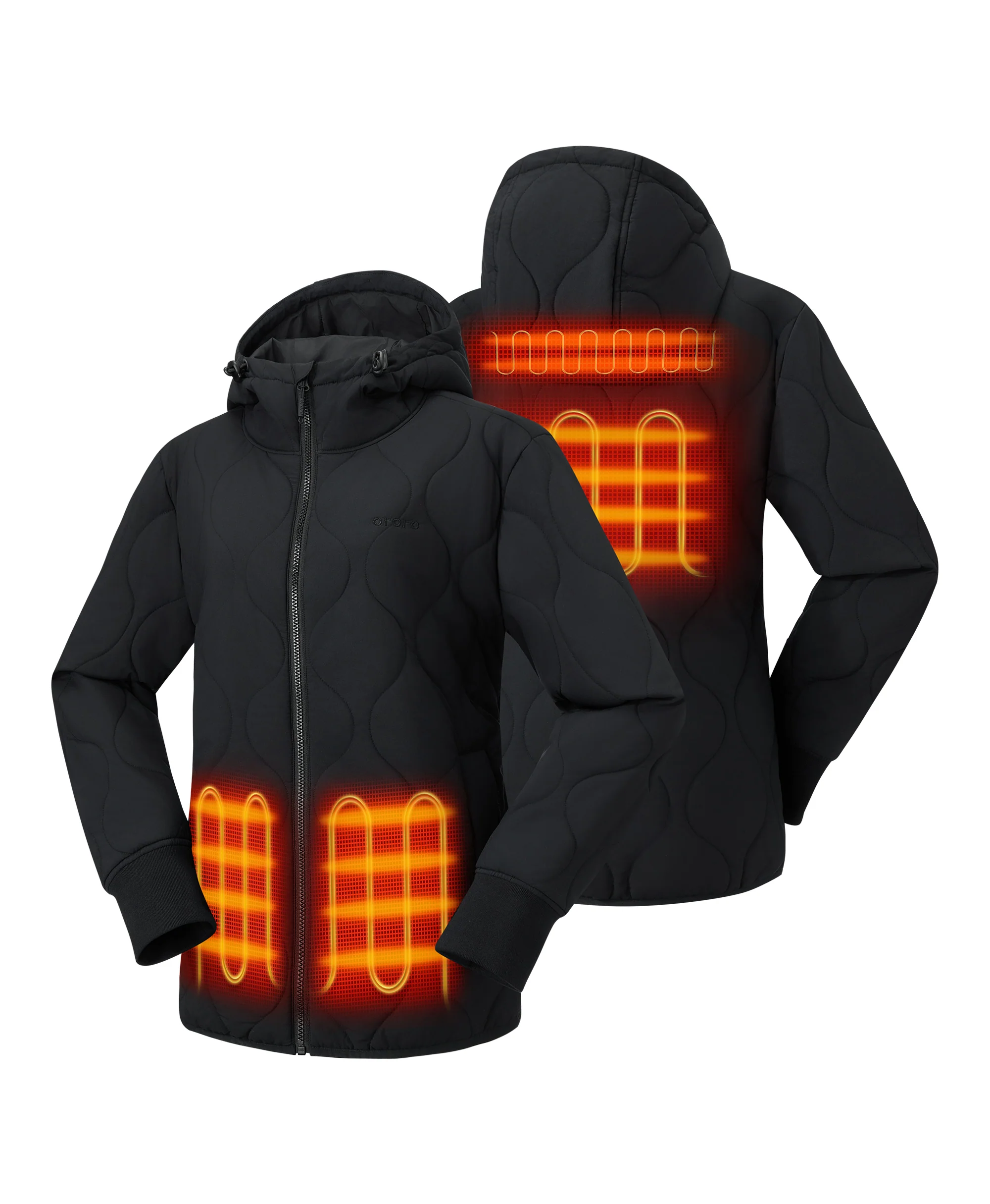 Stargazer Women's Heated Quilted Hoodie Jacket (Final Sale) - Image 2