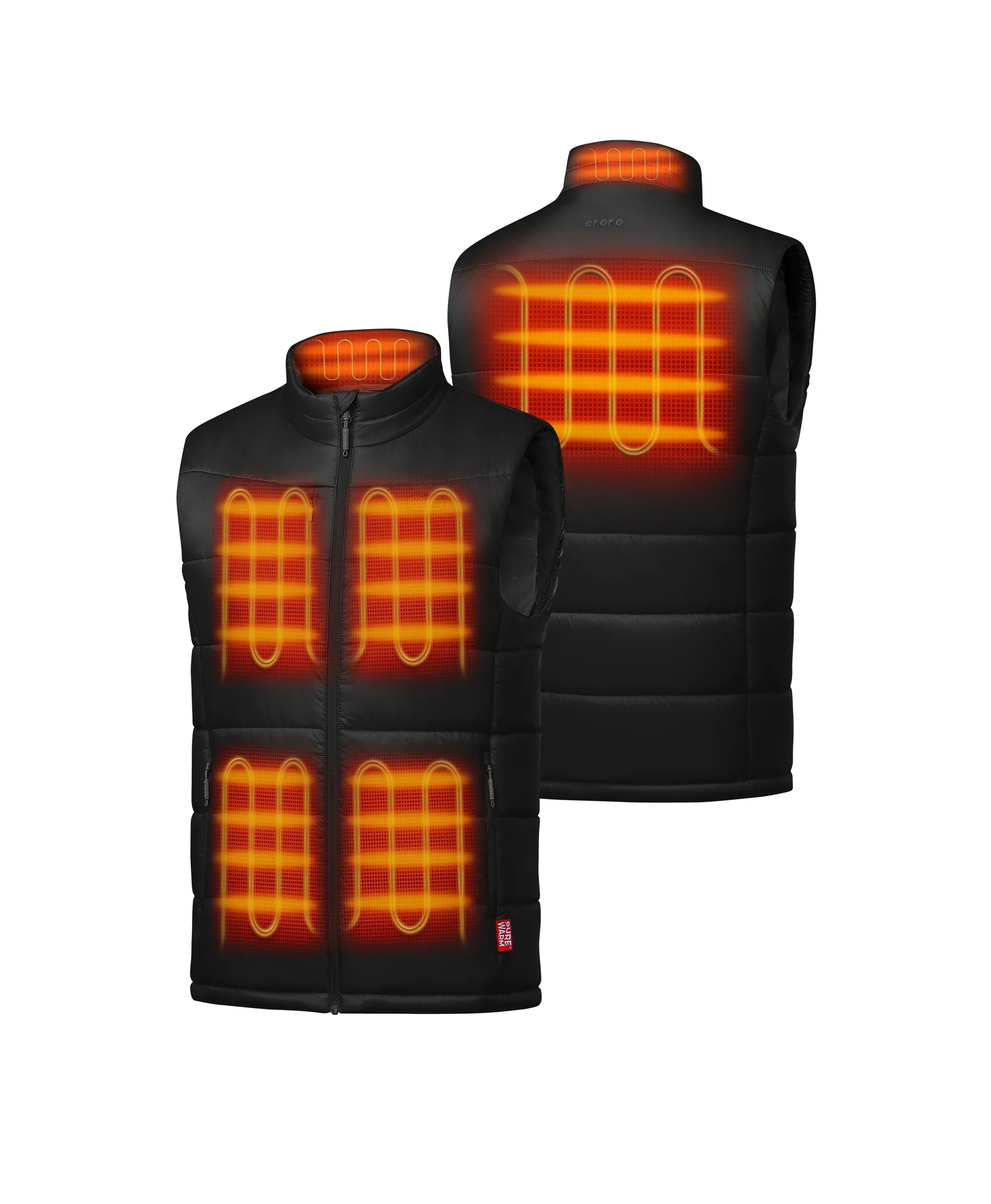 SureWarm® Men's 6-Zone Dual-Control Classic Pro Heated Vest - Image 2