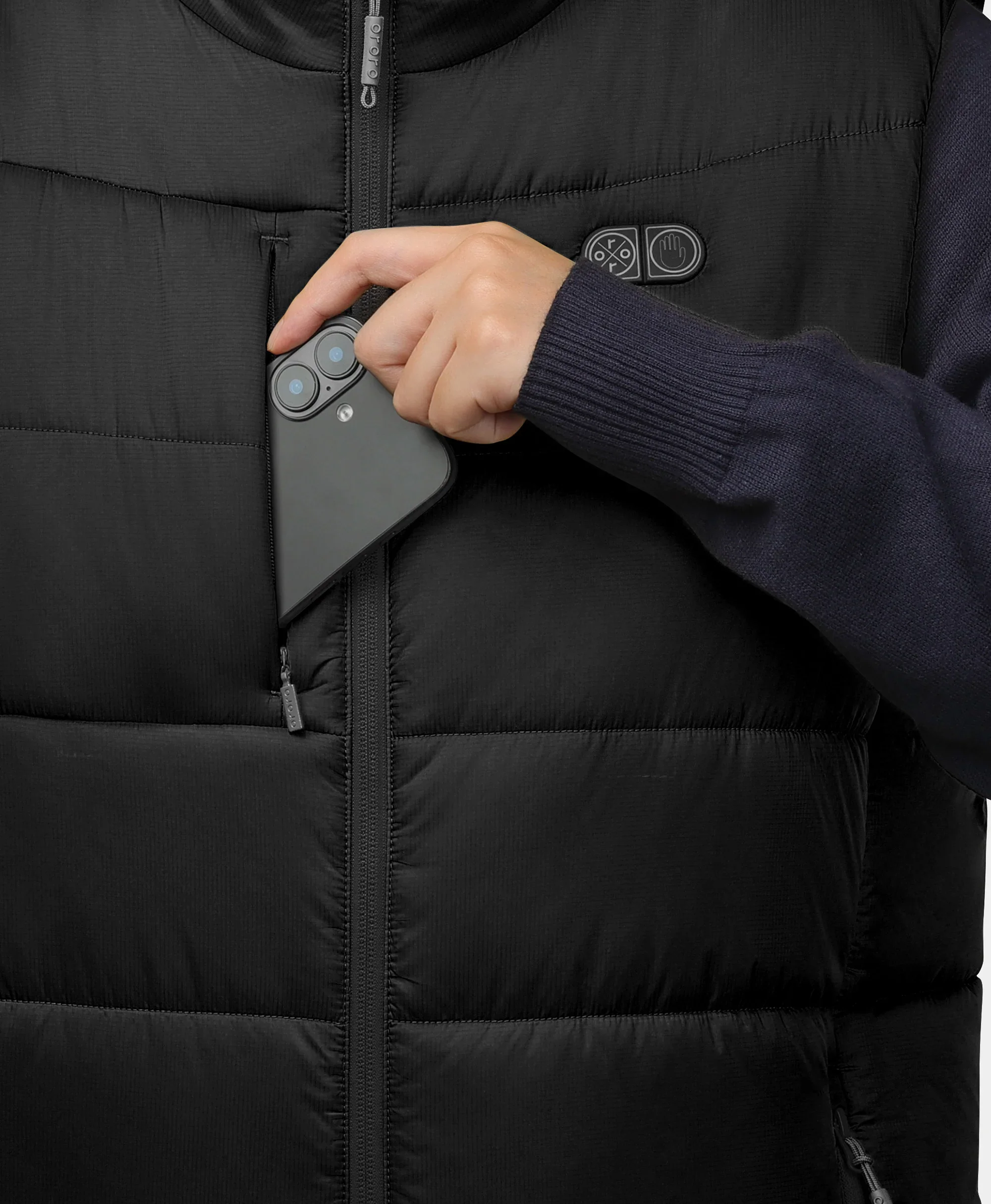 SureWarm® Men's 6-Zone Dual-Control Classic Pro Heated Vest - Image 5