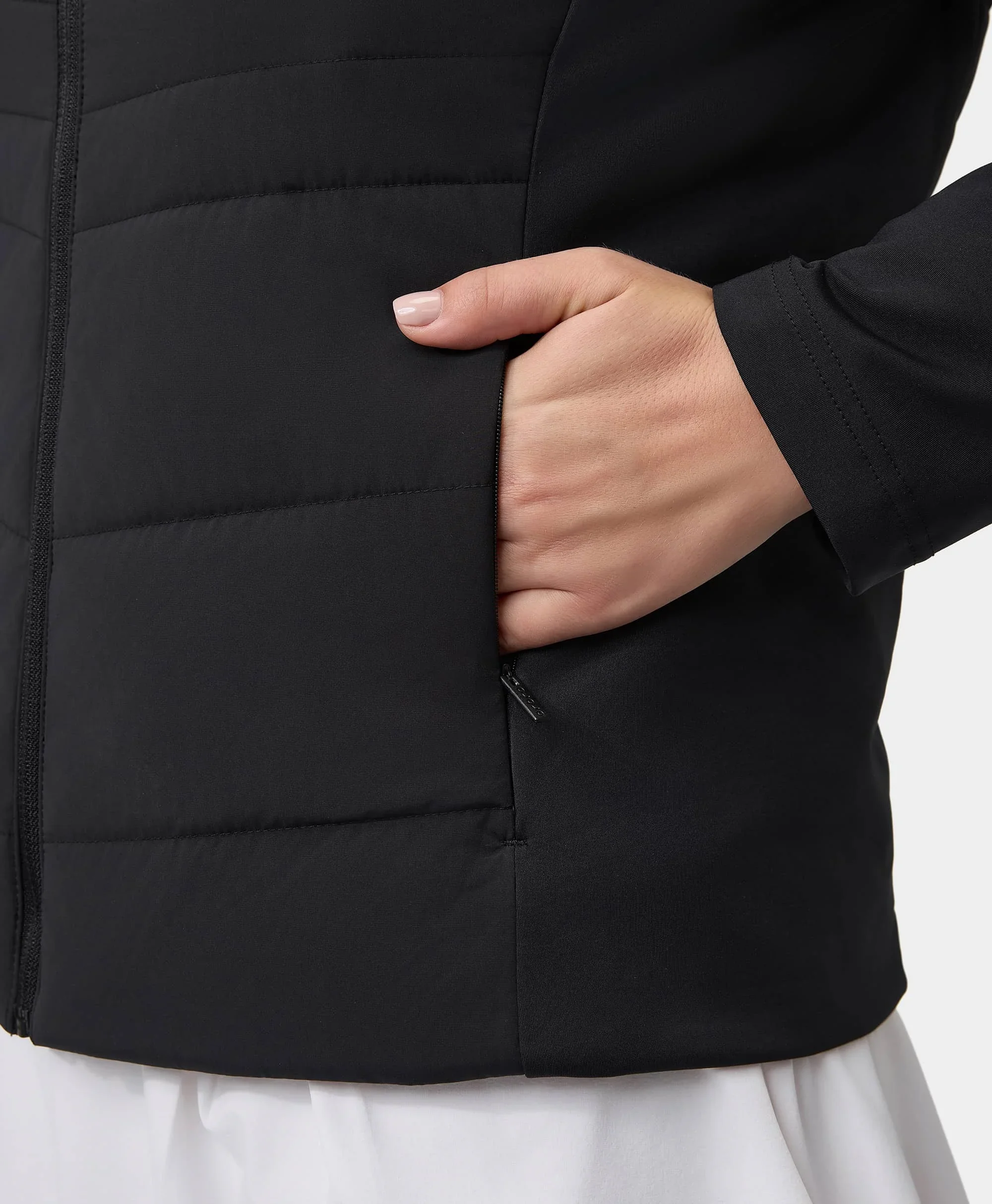 Turnberry Women's Heated Golf Jacket w/ Zip-off Sleeves - Image 9