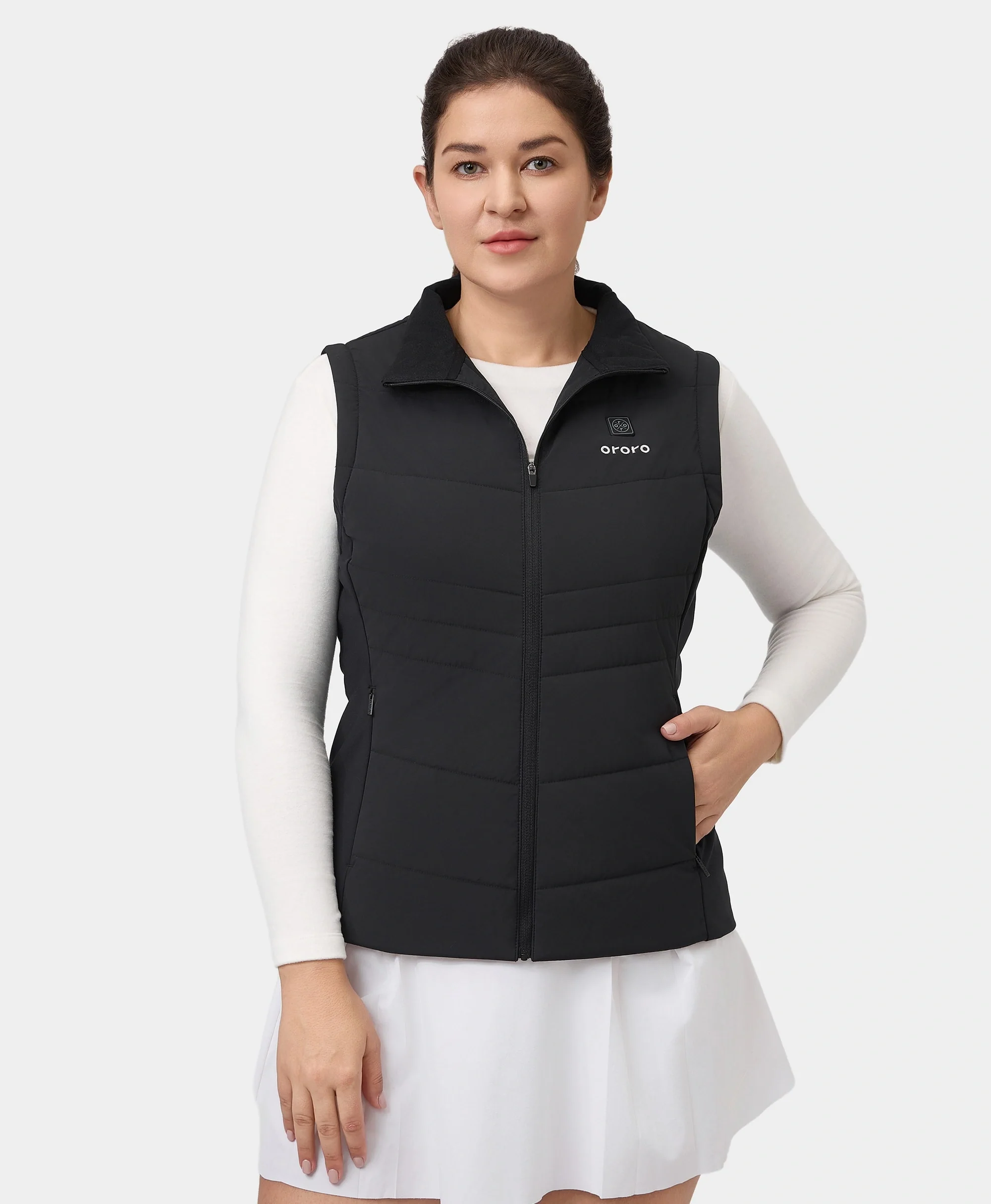 (Open-box) Turnberry Women's Heated Golf Jacket w/ Zip-off Sleeves (Battery Set Not Included) - Image 7