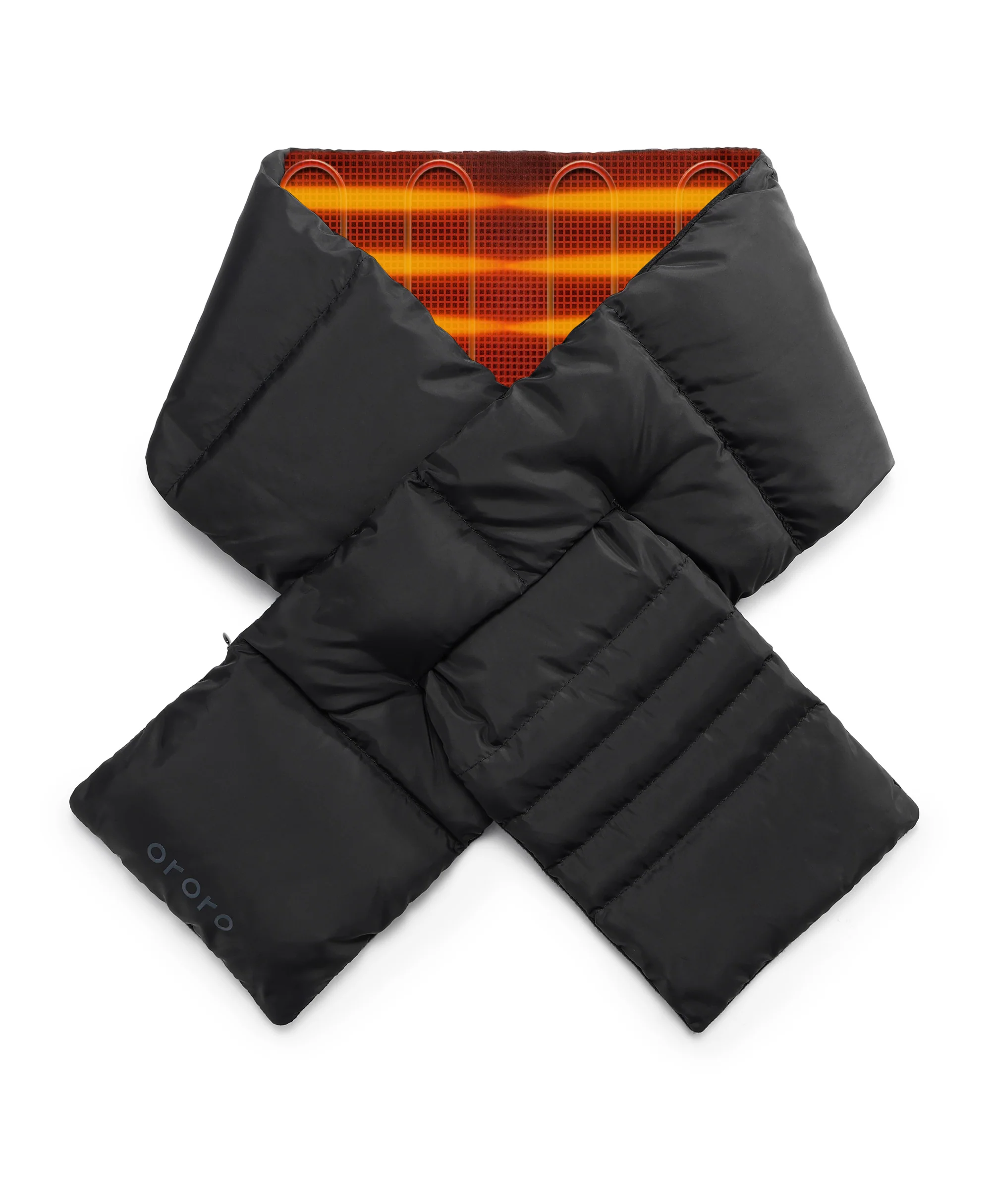 (Open-box) Unisex Heated Puffer Down Scarf
