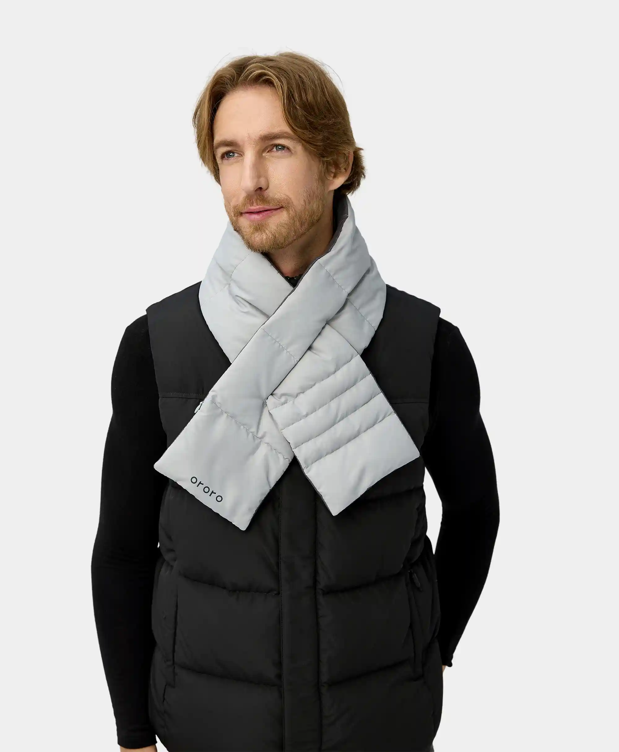 (Open-box) Unisex Heated Puffer Down Scarf - Image 15