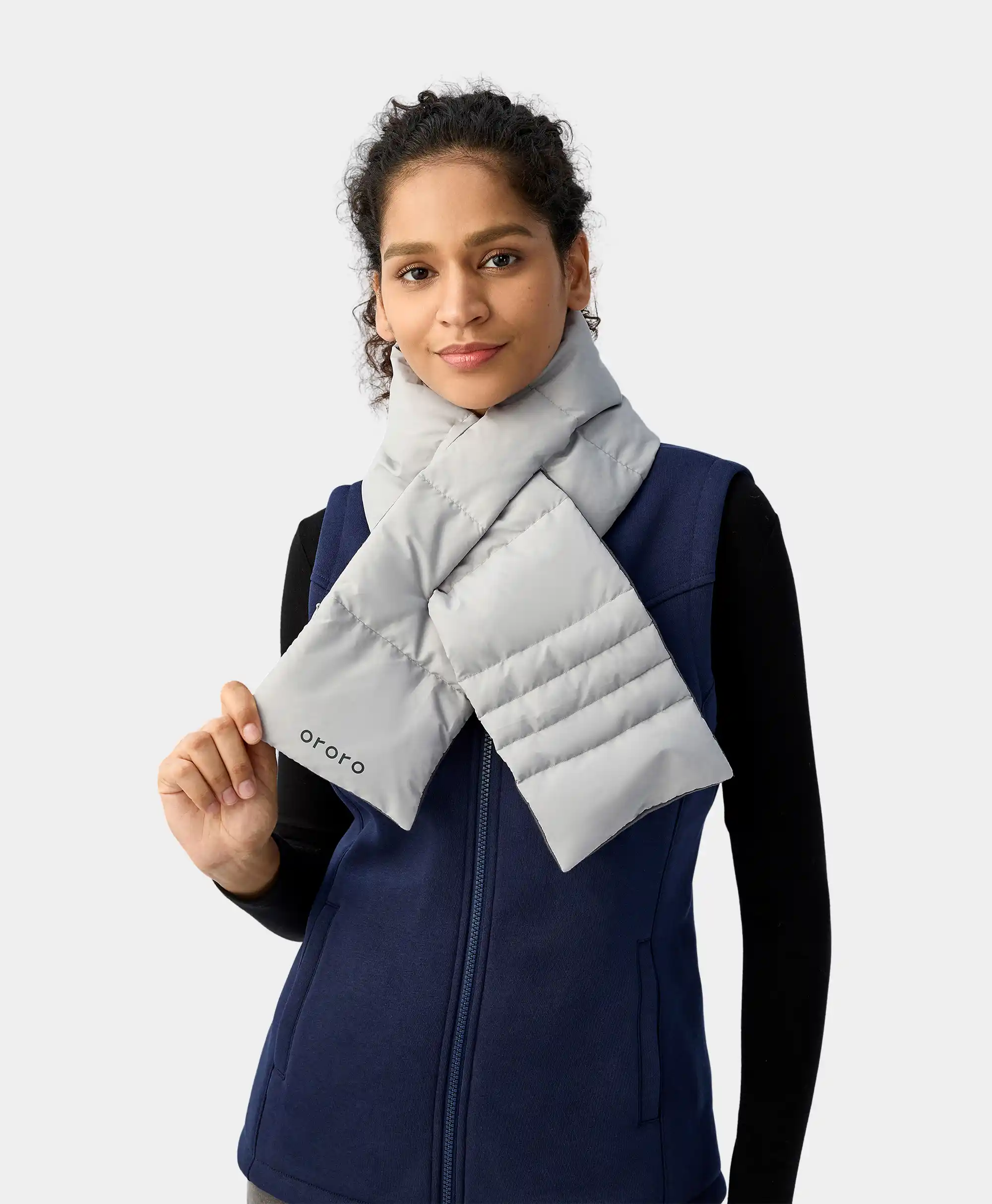 (Open-box) Unisex Heated Puffer Down Scarf - Image 18