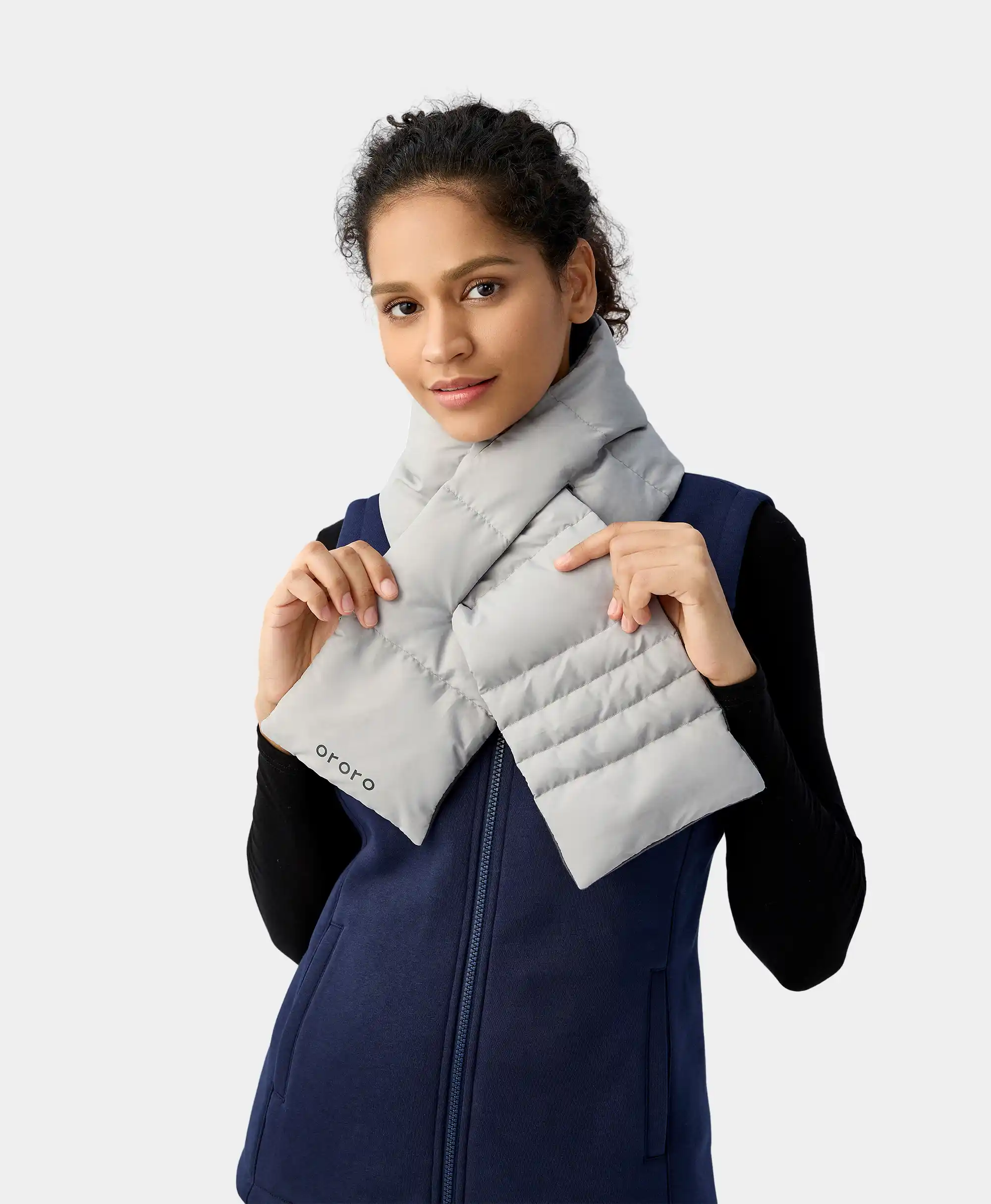 (Open-box) Unisex Heated Puffer Down Scarf - Image 19