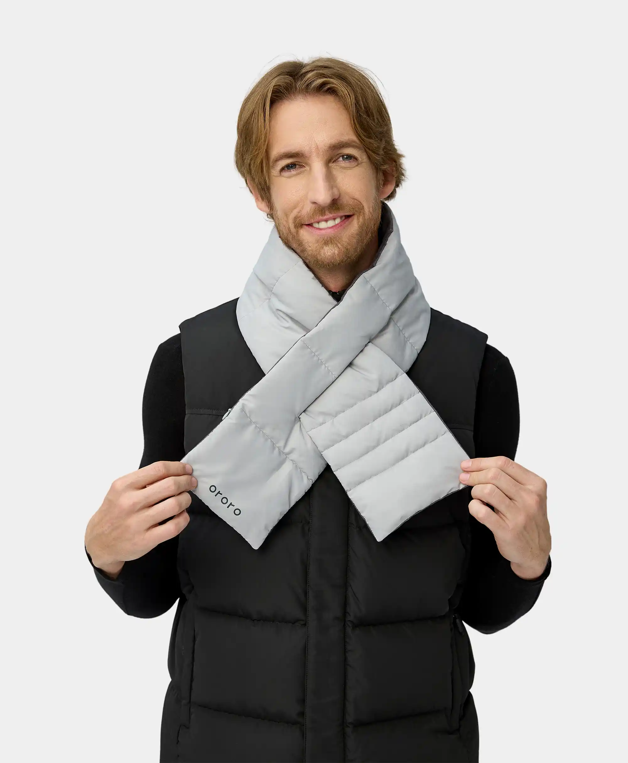 (Open-box) Unisex Heated Puffer Down Scarf - Image 26
