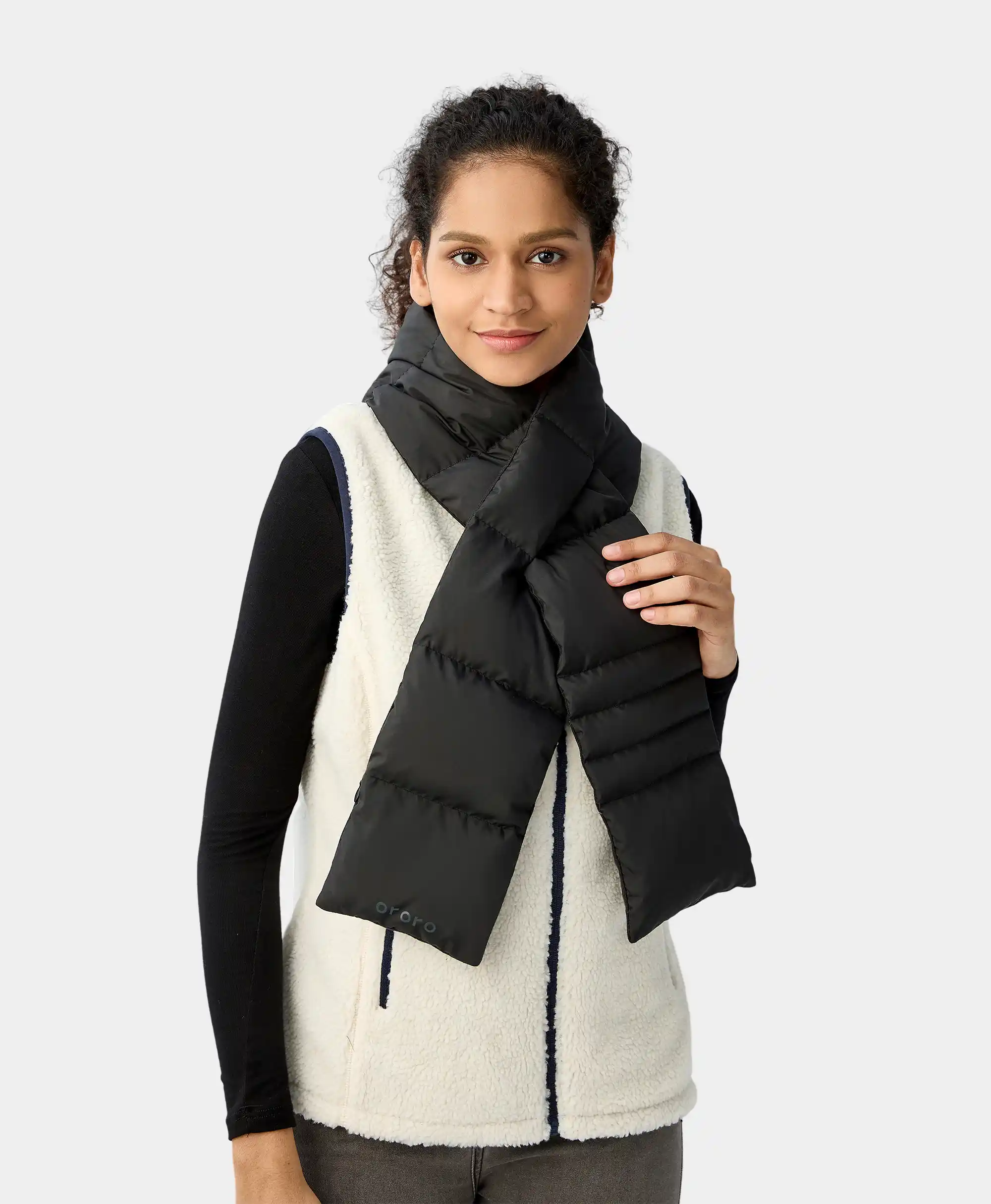 (Open-box) Unisex Heated Puffer Down Scarf - Image 27