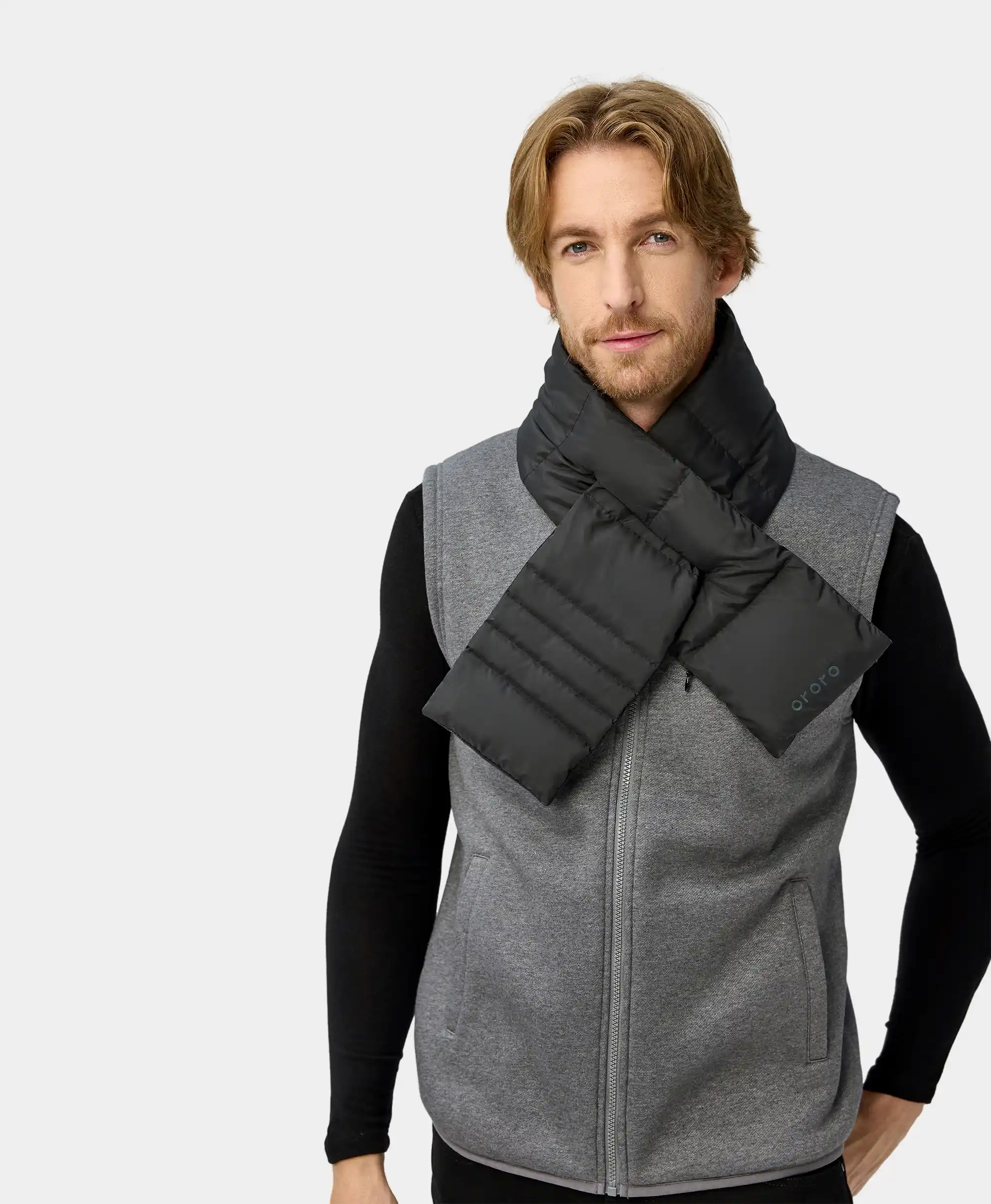 (Open-box) Unisex Heated Puffer Down Scarf - Image 9