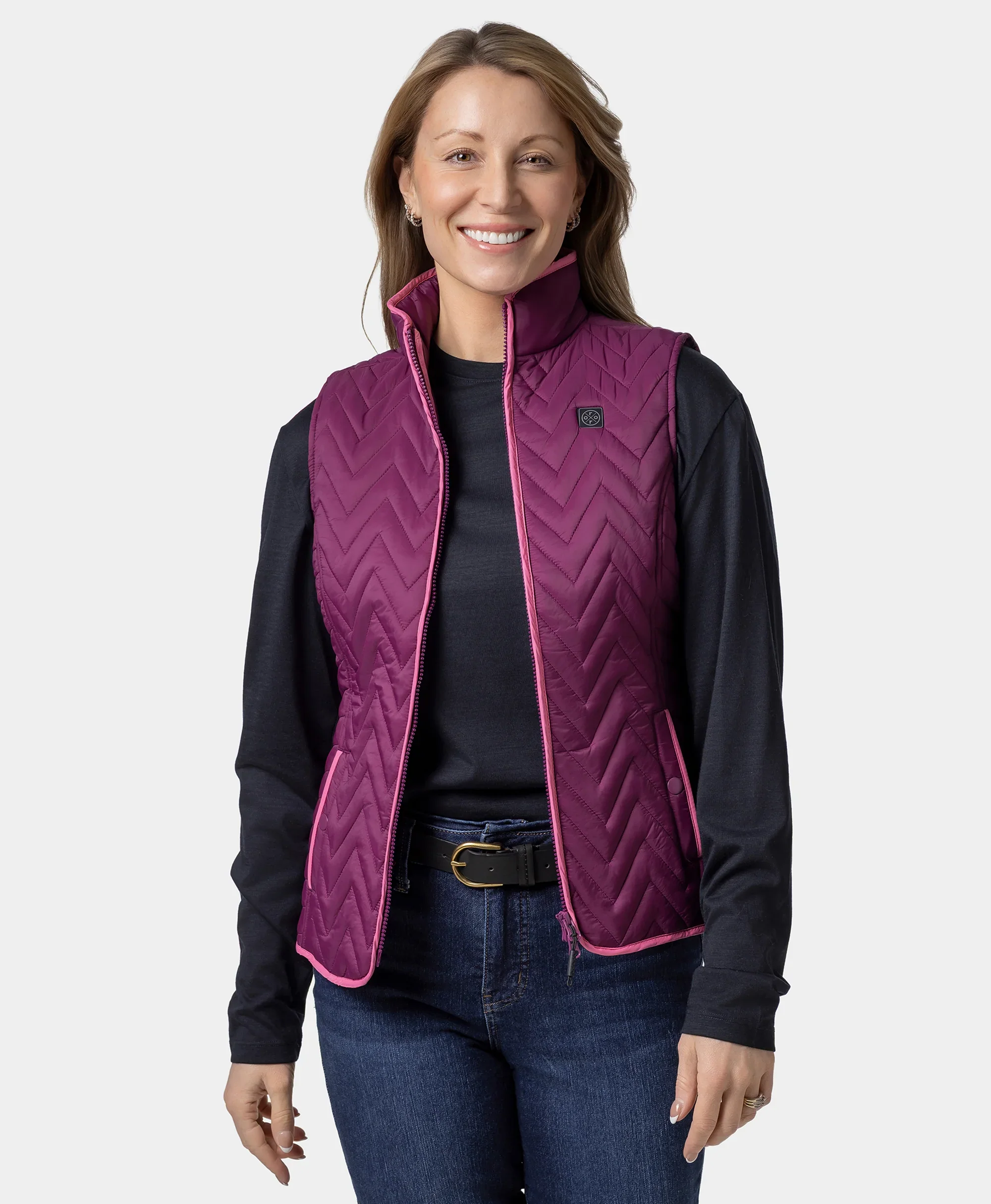 Women's Heated Chevron Quilted Vest (Apparel Only) - Image 6