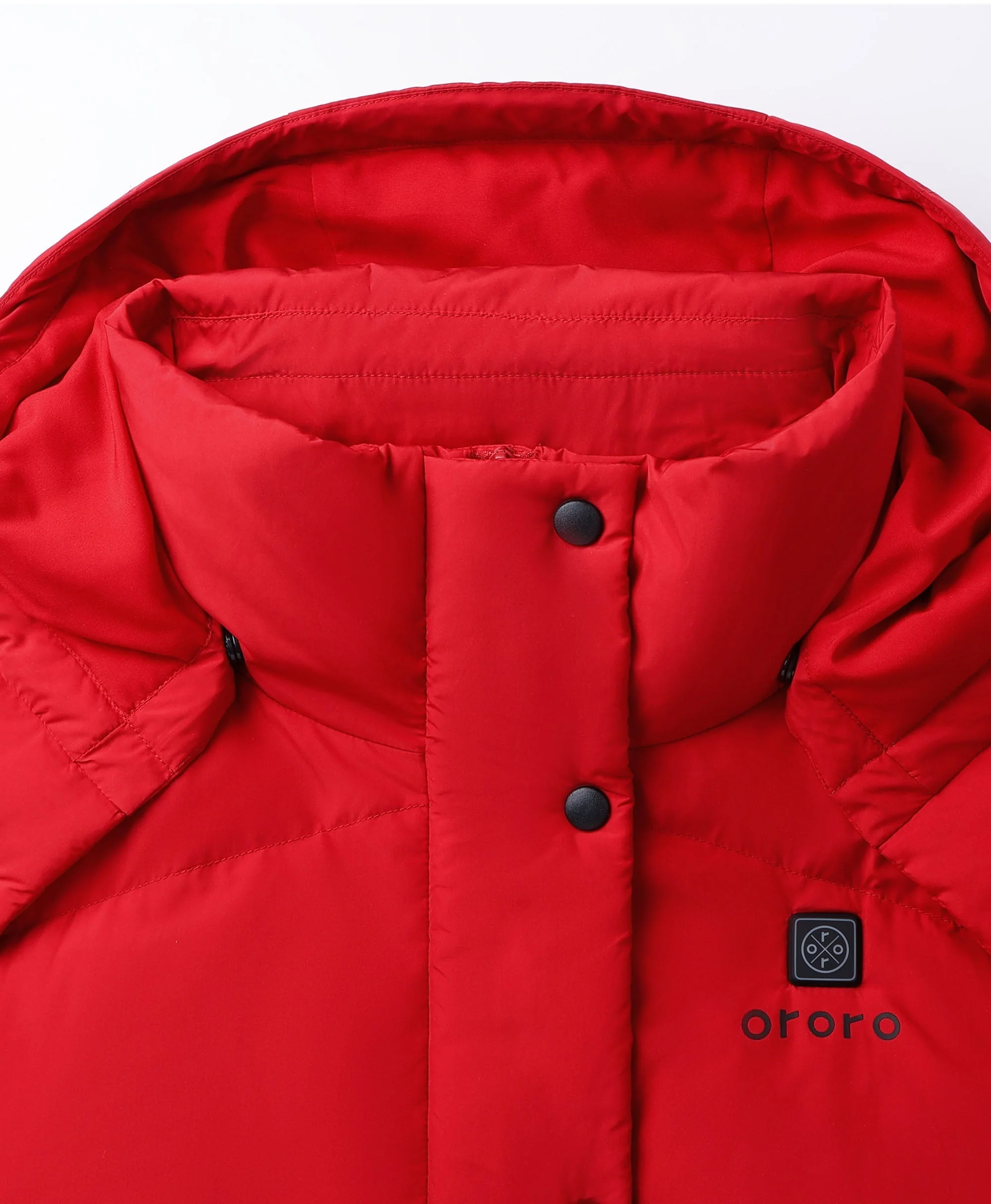 (Open-Box) Women's Heated Cropped Puffer Down Vest (Battery Set Not Included) - Image 14