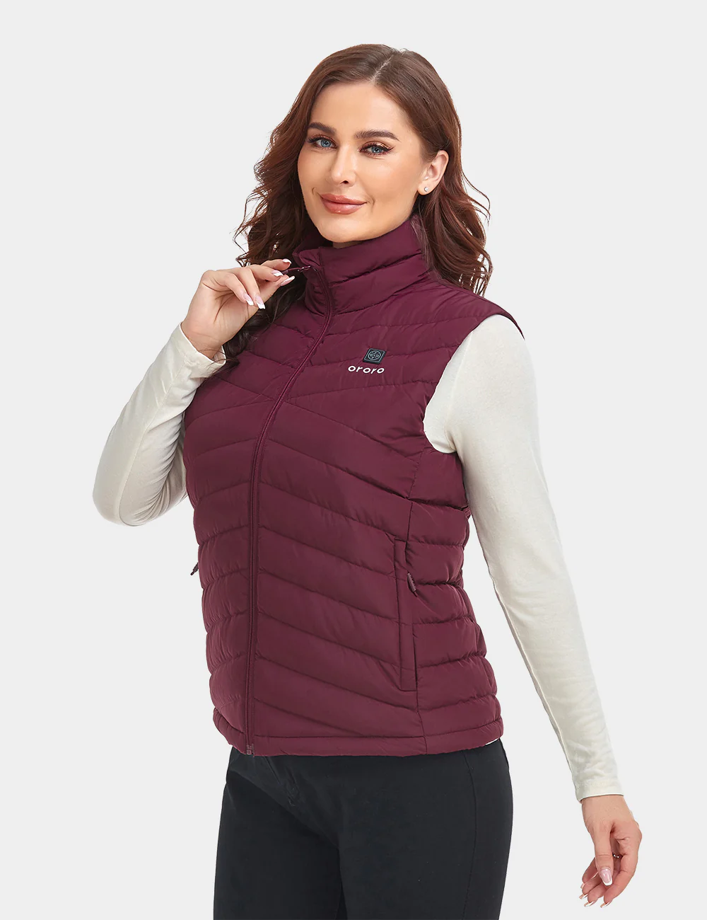 (Open-box) Women's Heated Lightweight Down Vest (Battery Set Not Included) - Image 13