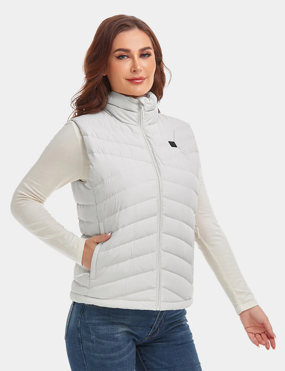 (Open-box) Women's Heated Lightweight Down Vest (Battery Set Not Included) - Image 22