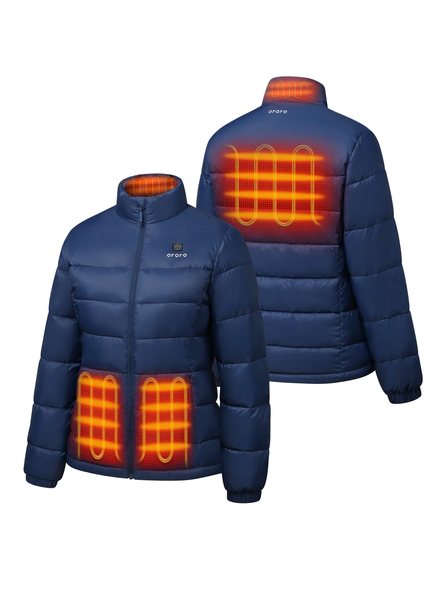 (Open-box) Women's Heated Puffer Jacket (Pocket heating)  (Battery Set Not Included) - Image 11