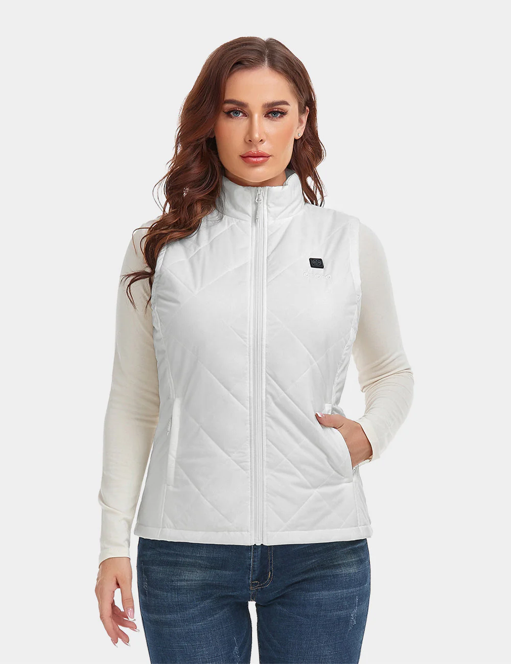 (Open-box) Women's Heated Quilted Vest (Battery Set Not Included) - Image 11