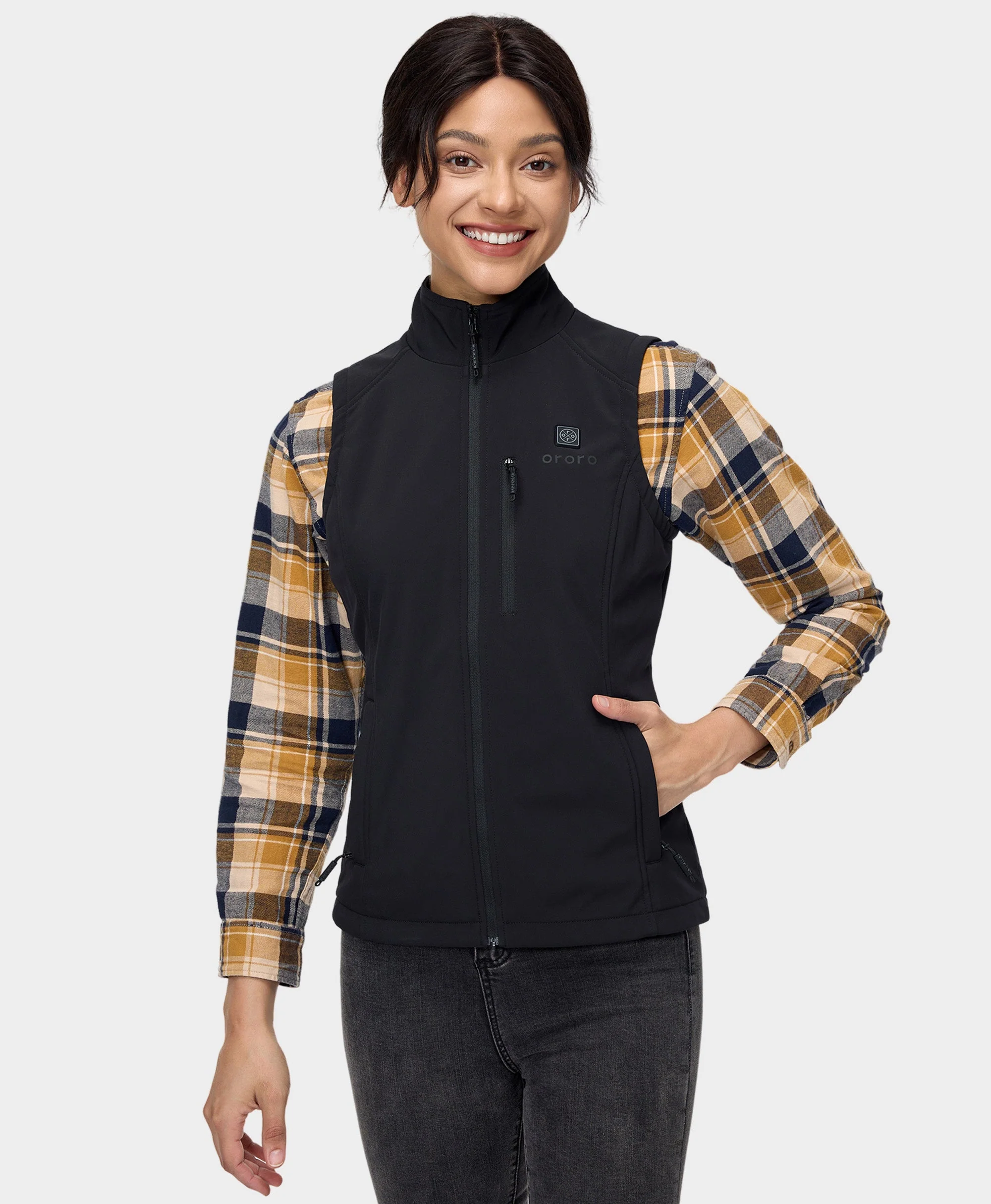Women's Heated Softshell Vest - Lower Back Heating (Apparel Only) - Image 3