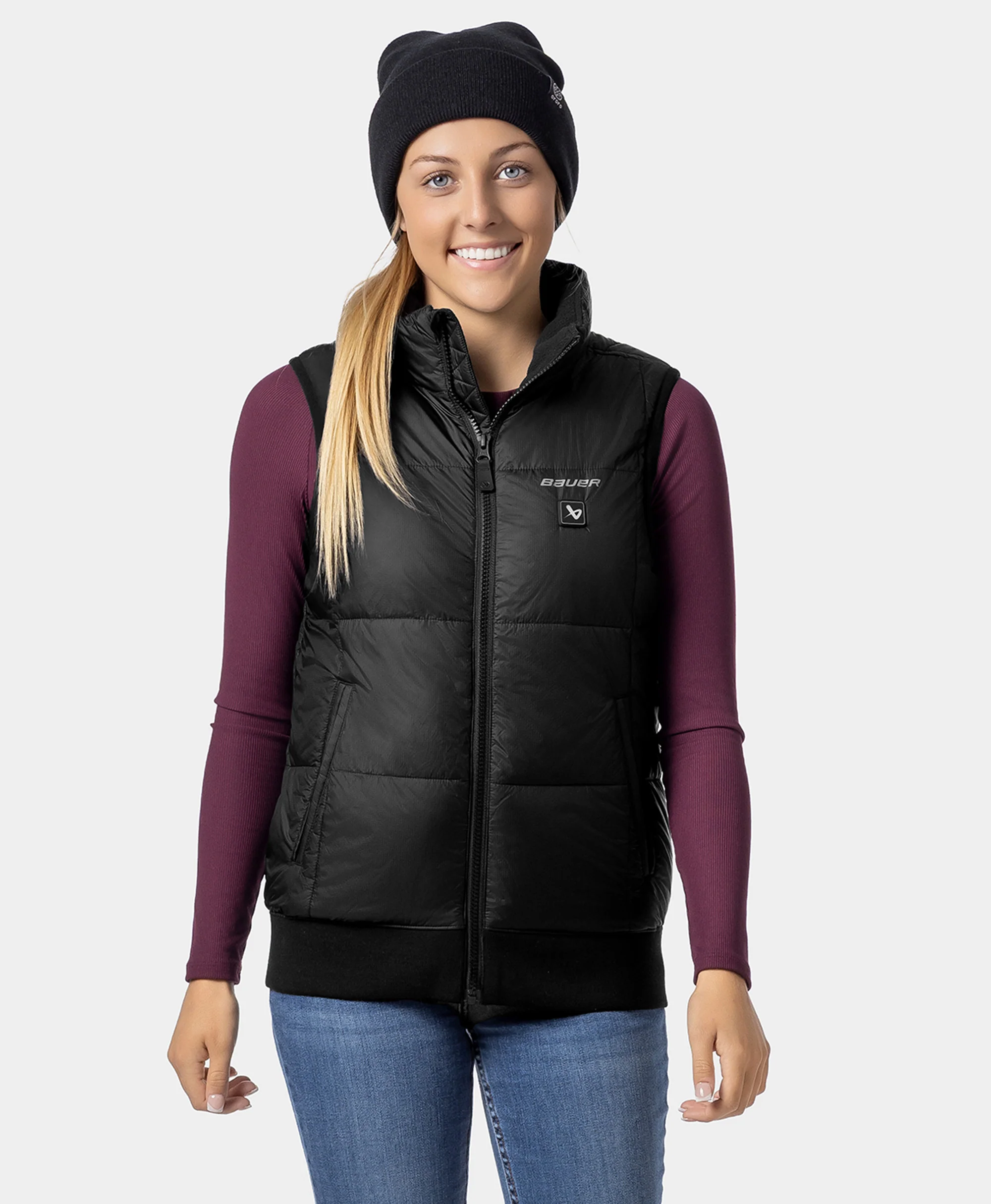 ororo x BAUER REDLINE Women's 4-Zone Heated Puffer Vest - Image 7