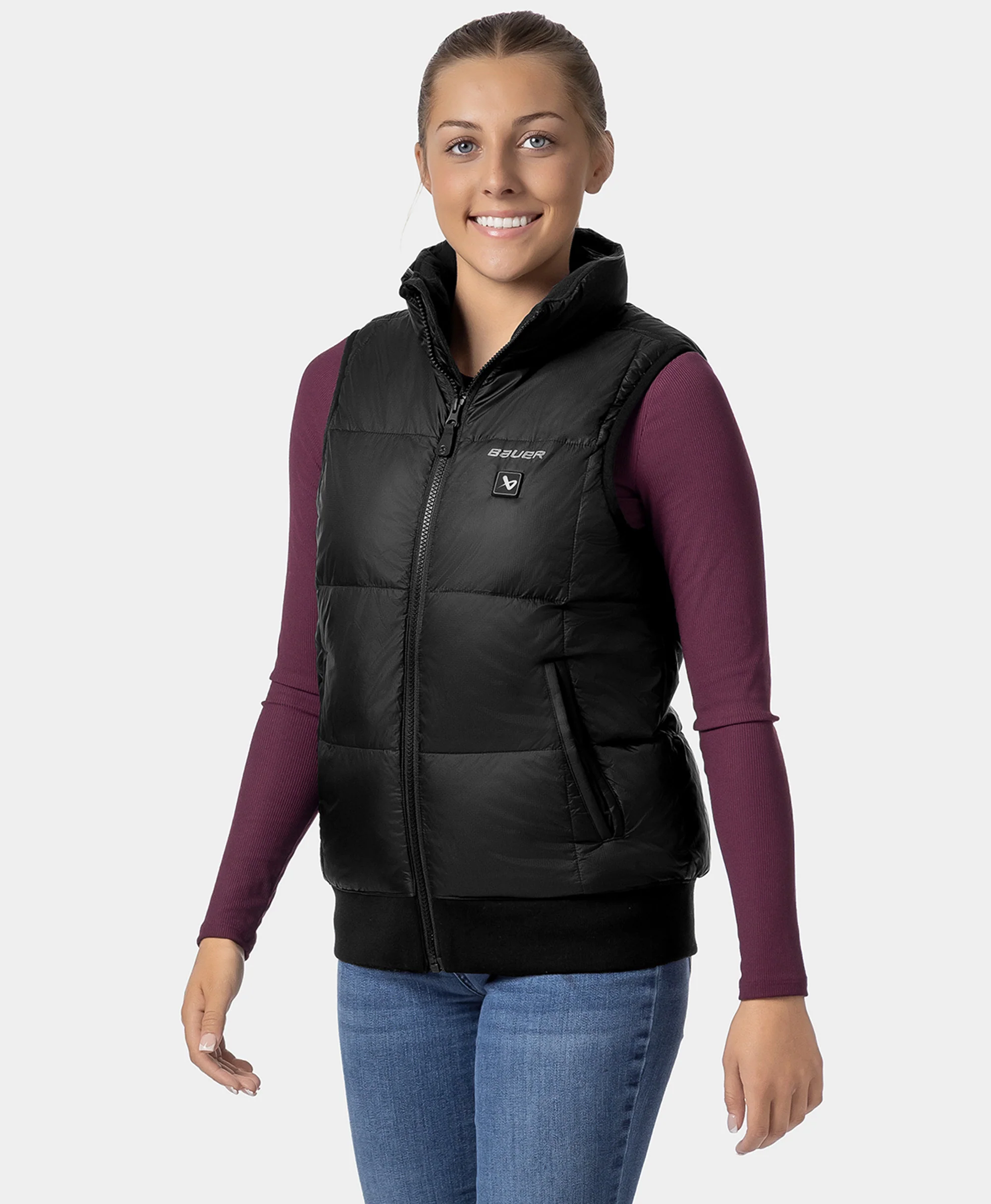 ororo x BAUER REDLINE Women's 4-Zone Heated Puffer Vest - Image 8